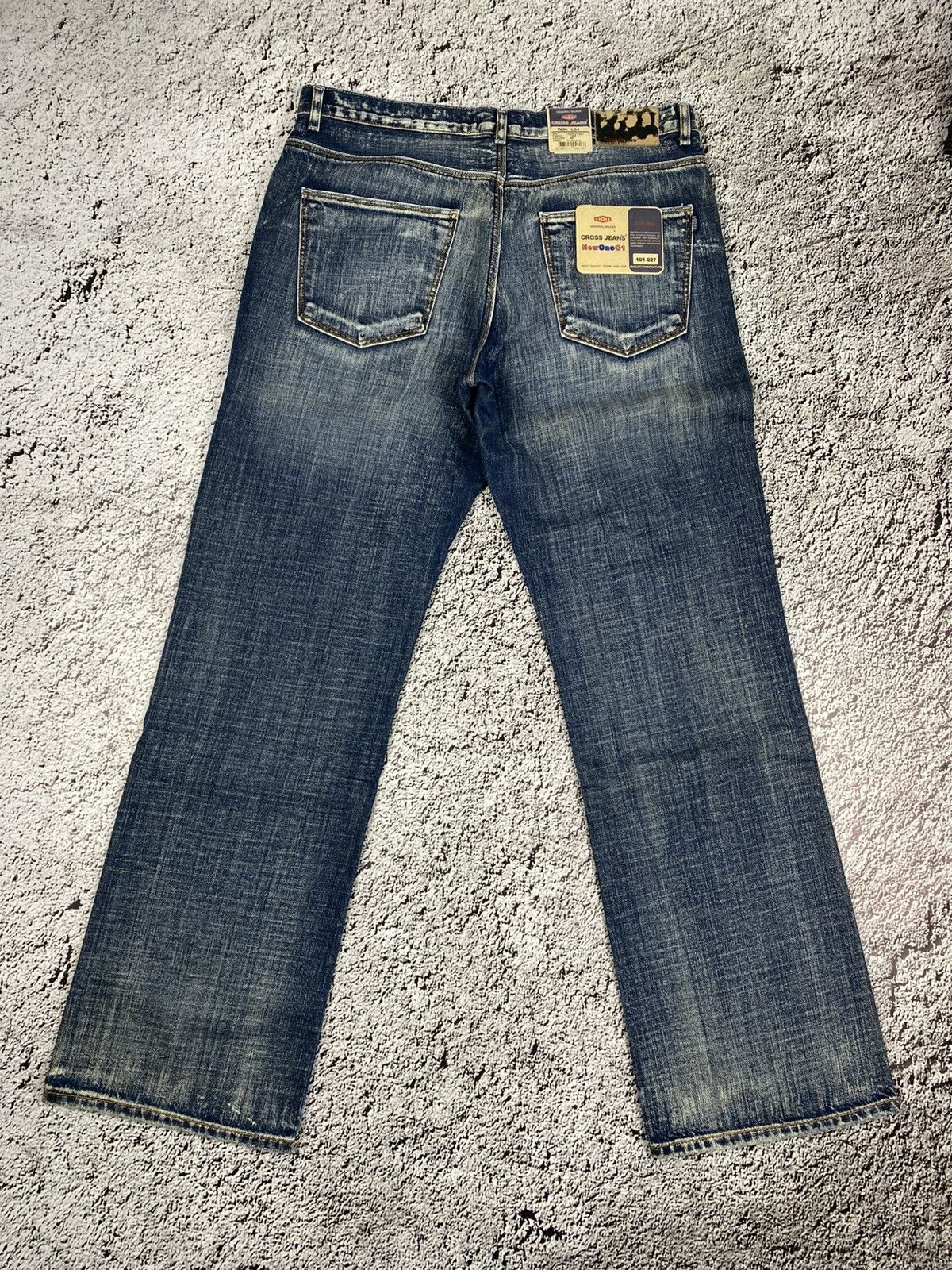 Vintage Vintage Y2K faded wide patchwork jeans streetwear size 36 Size US 36 / EU 52 - 3 Thumbnail