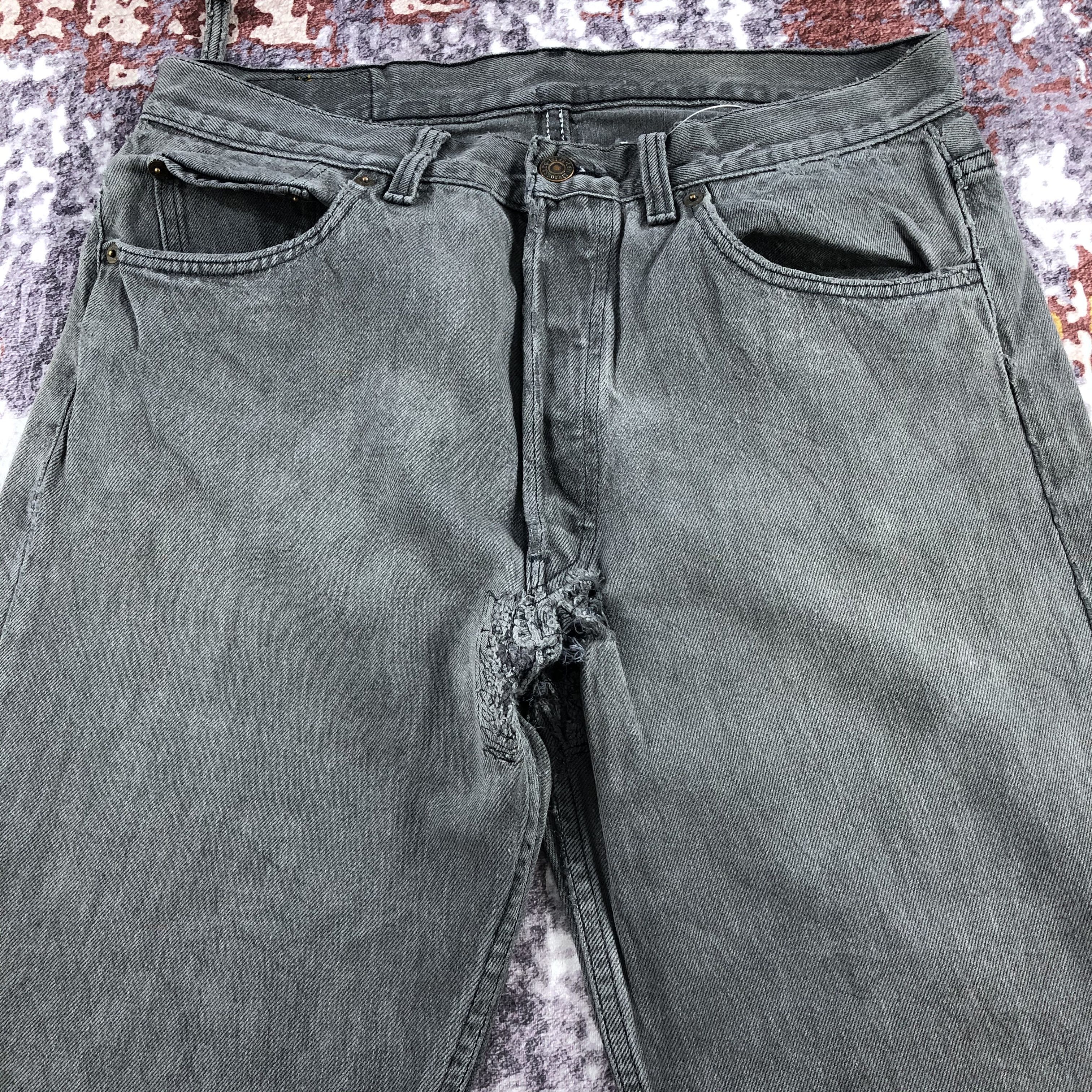 Levi's Vintage 90s Sunfaded Levis 501 Jeans-JM2290 Size US 33 - 3 Thumbnail