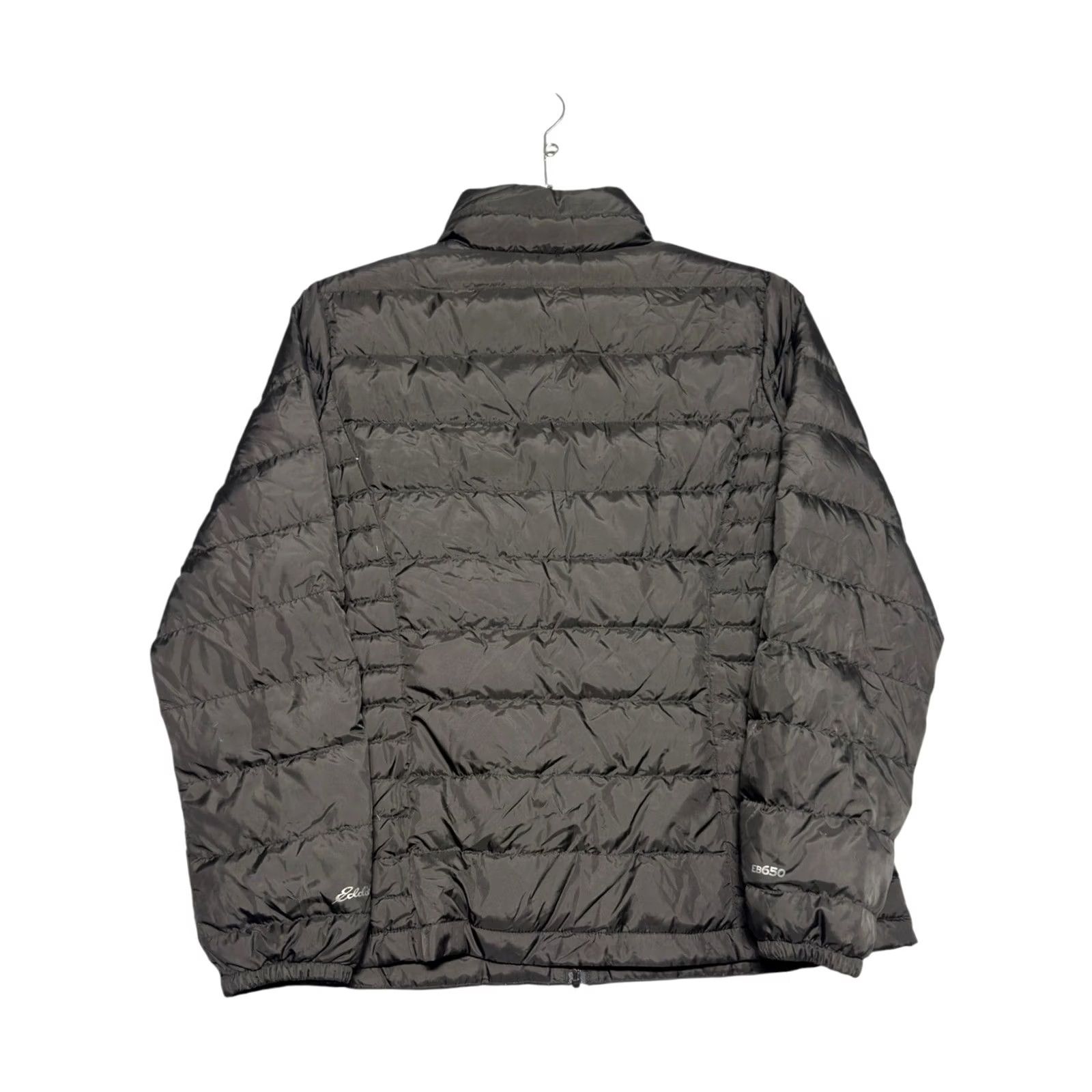 Eddie Bauer Eddie Bauer EB650 Packable Down Puffer Jacket Woman L Black Light Weight FullZip NL Nylon Shell Size L / US 10 / IT 46 - 2 Thumbnail