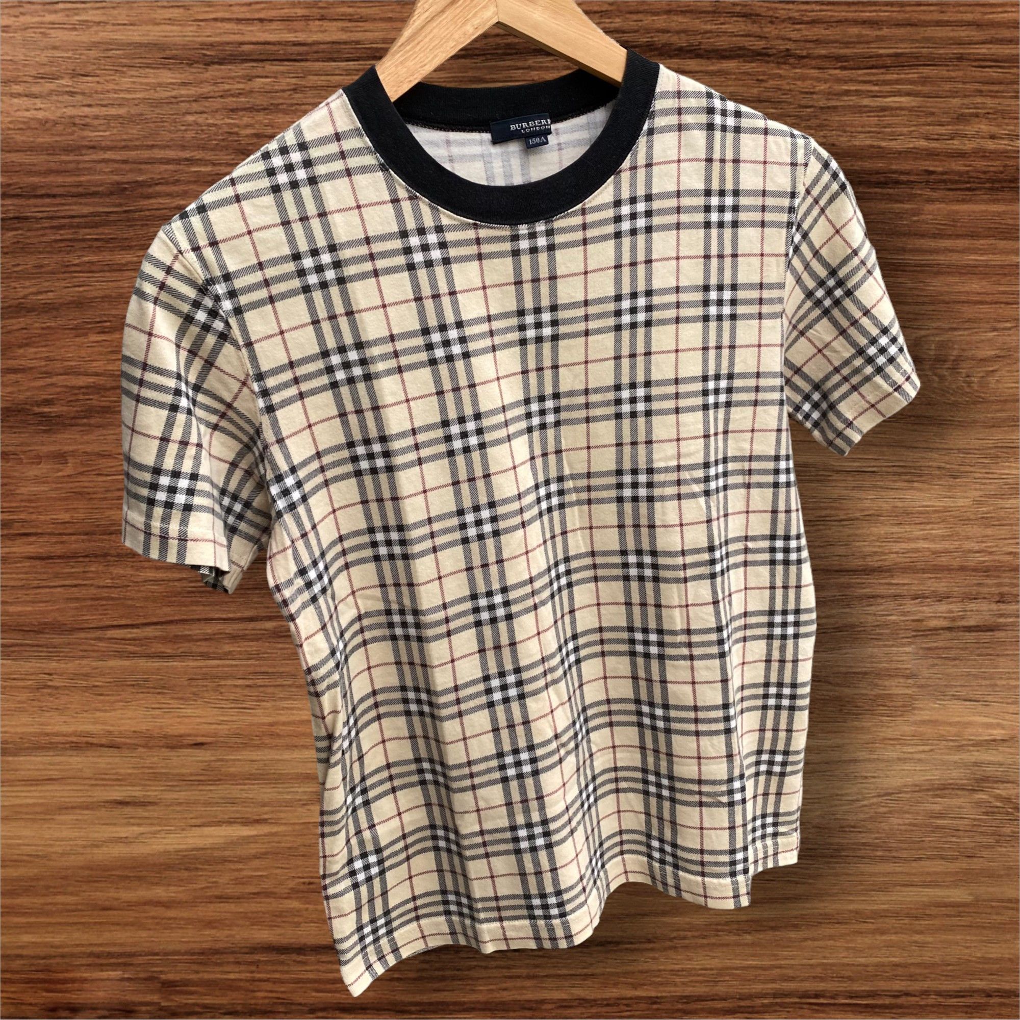 Burberry Burberry Check Cropped Tees Size S / US 4 / IT 40 - 3 Thumbnail
