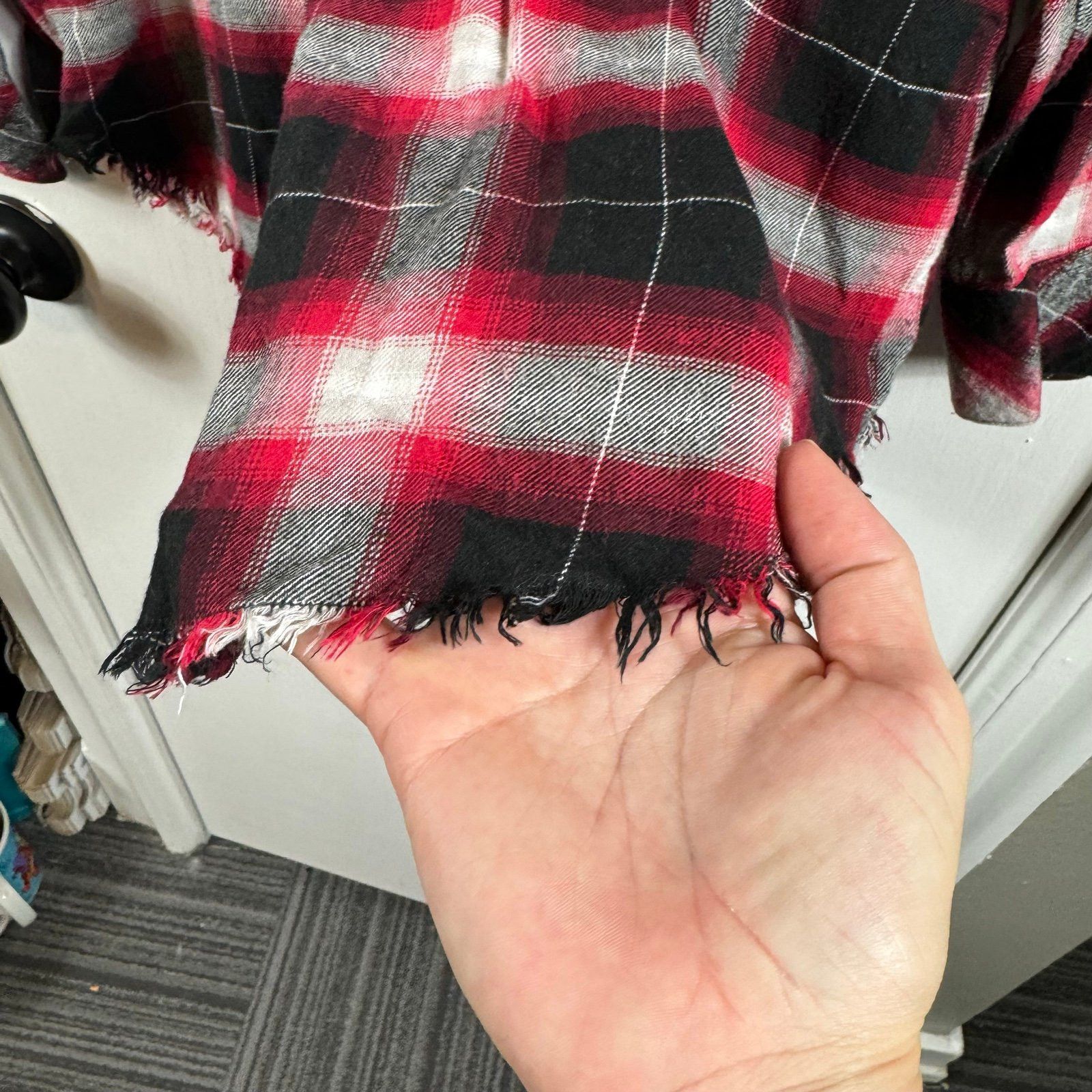 Rails Rails Leo Frayed Plaid Shirt fall casual snap up fall fraye Size S / US 4 / IT 40 - 7 Thumbnail