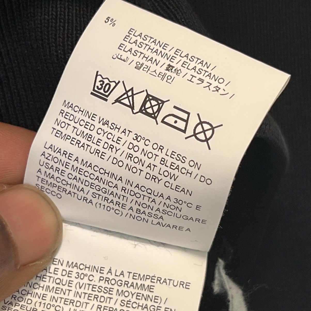Off-White Off White Airport Tape Hoodie Black Size US M / EU 48-50 / 2 - 12 Thumbnail