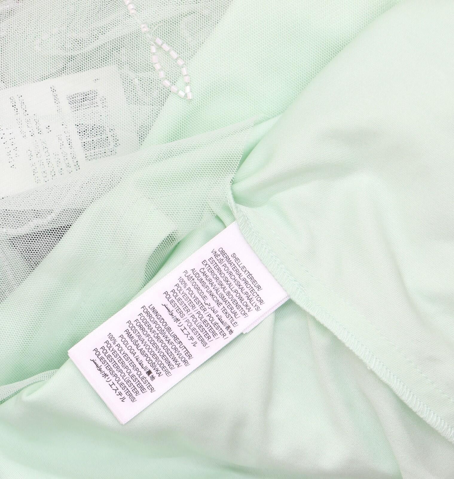 Other Adrianna Papell Midi Dress Gown Aloe Mist Green / Ivory 14 Size XL / US 12-14 / IT 48-50 - 5 Thumbnail