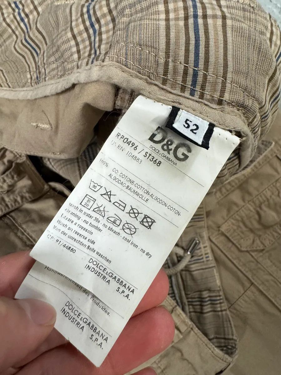 Dolce & Gabbana 2000s Dolce & Gabbana Technical Beige Cargo Pants Size US 37 - 7 Thumbnail