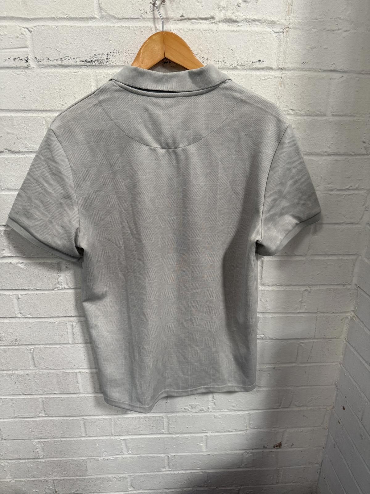 Guess Guess Men's Light Gray Polo Shirt Size US S / EU 44-46 / 1 - 3 Thumbnail