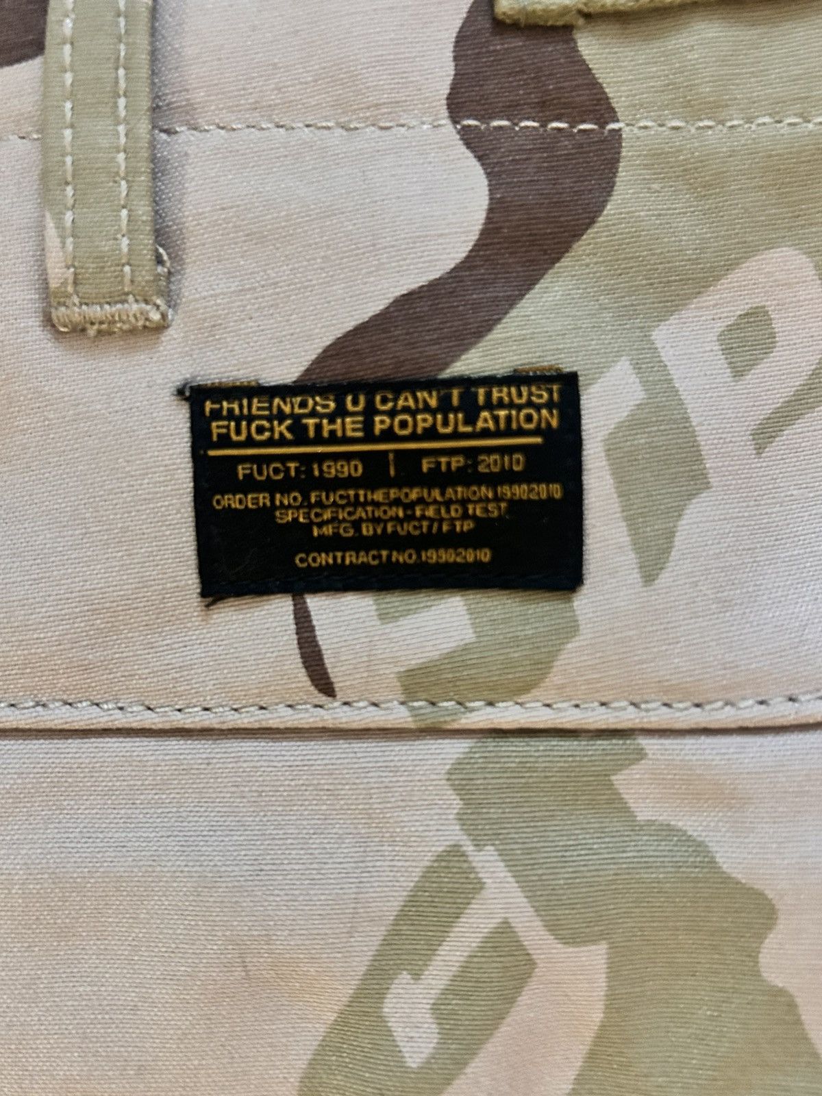 FUCT × Fuck The Population FTP/FUCT M65 Military Pant Size US 34 / EU 50 - 6 Thumbnail