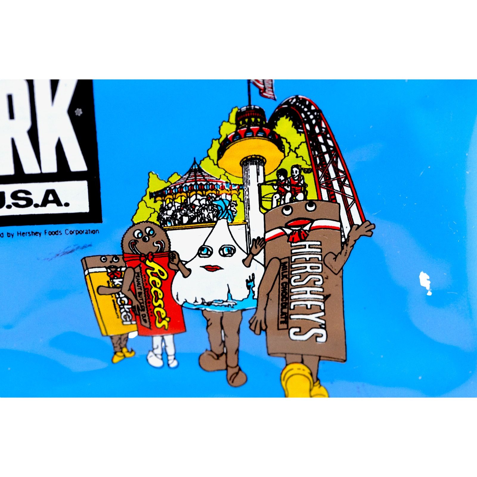Chocolate HersheyPark Chocolate Town USA Pencil Bag 8"x4.5" Size ONE SIZE - 4 Thumbnail