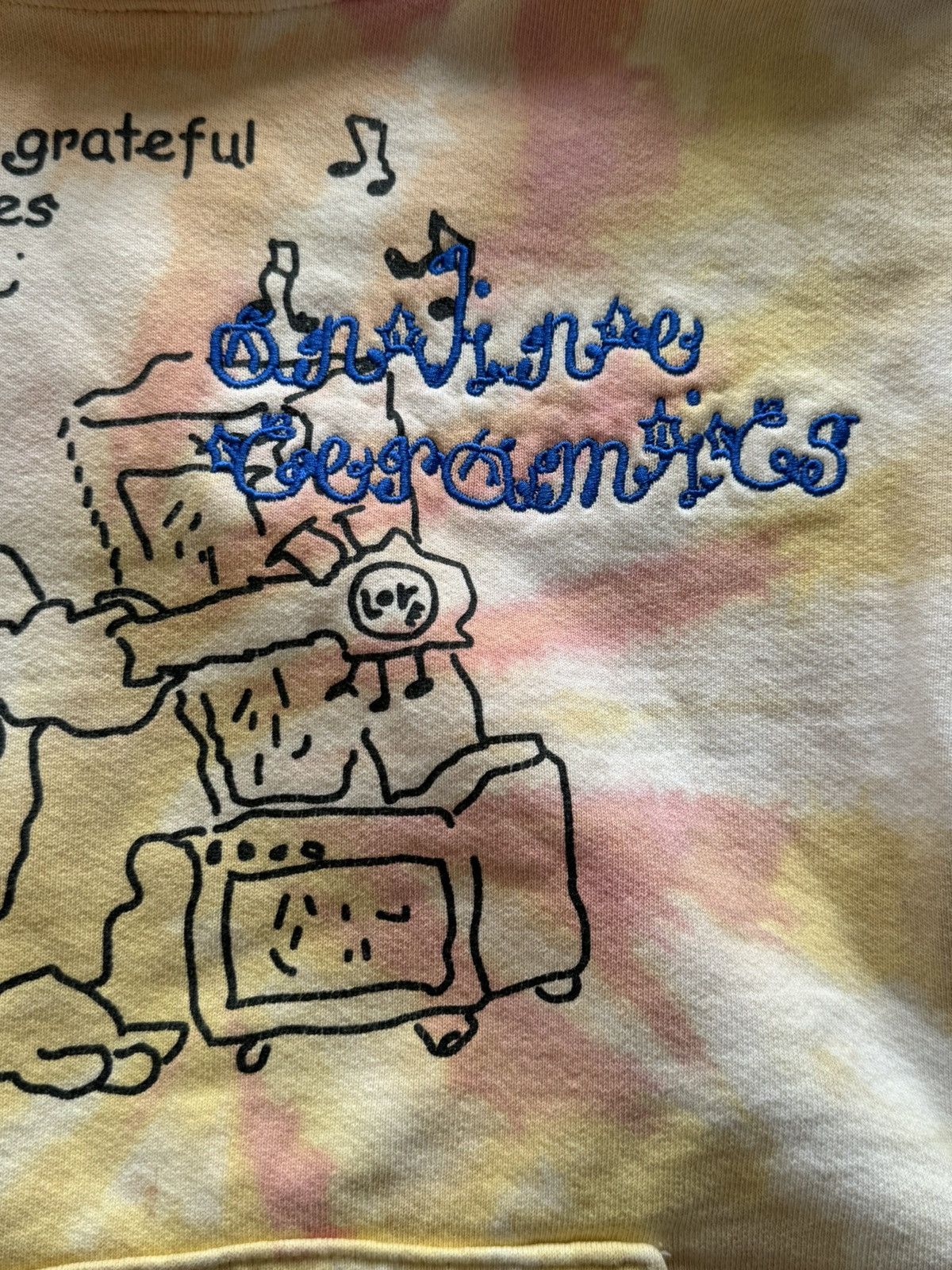 Online Ceramics online ceramics forever grateful hoodie sz S tie dye rare Size US S / EU 44-46 / 1 - 7 Thumbnail