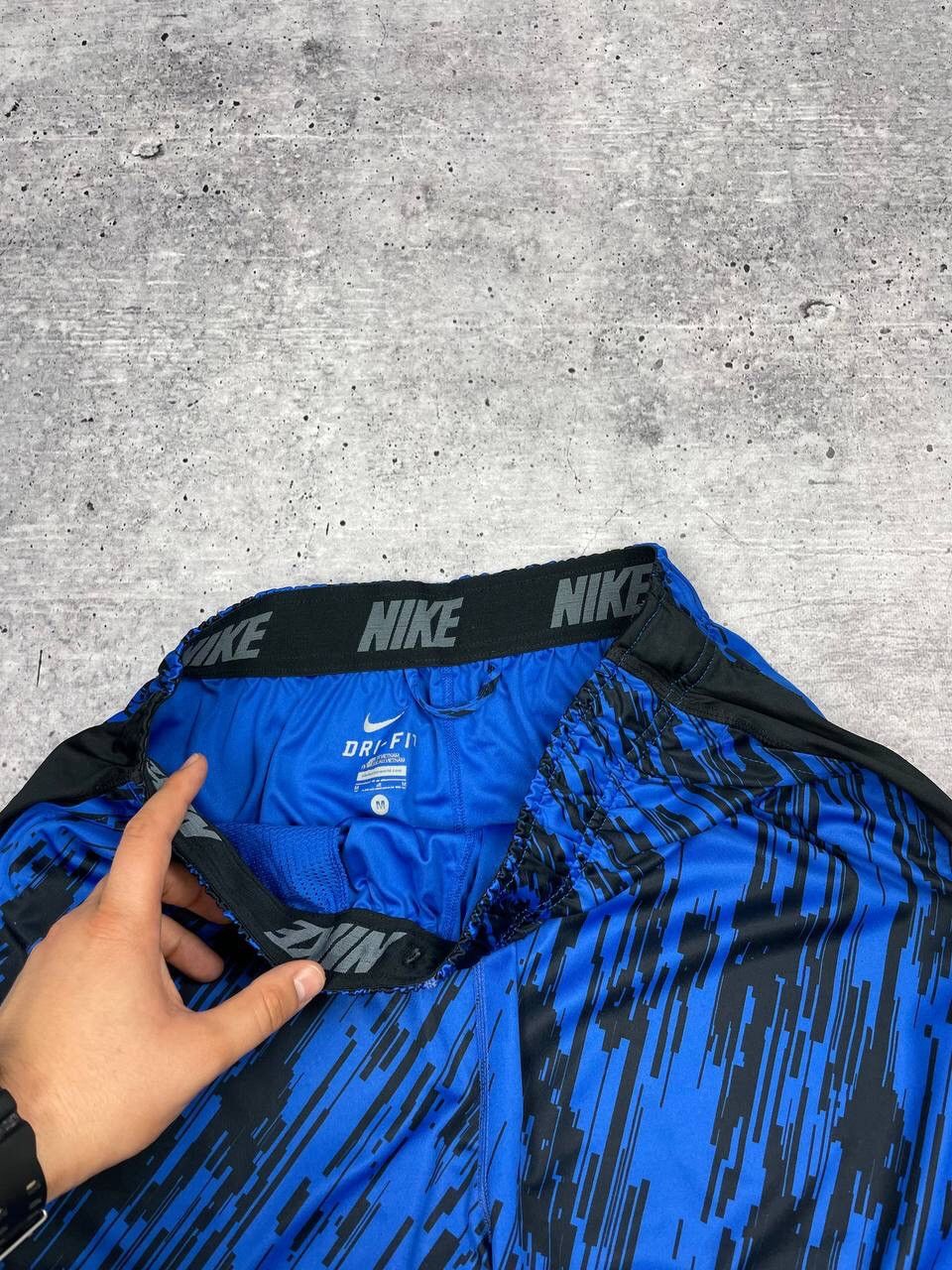 Nike Vintage Nike Y2K Style Drill Blue Wide Leg Casual Rap Shorts Size US 32 / EU 48 - 9 Thumbnail