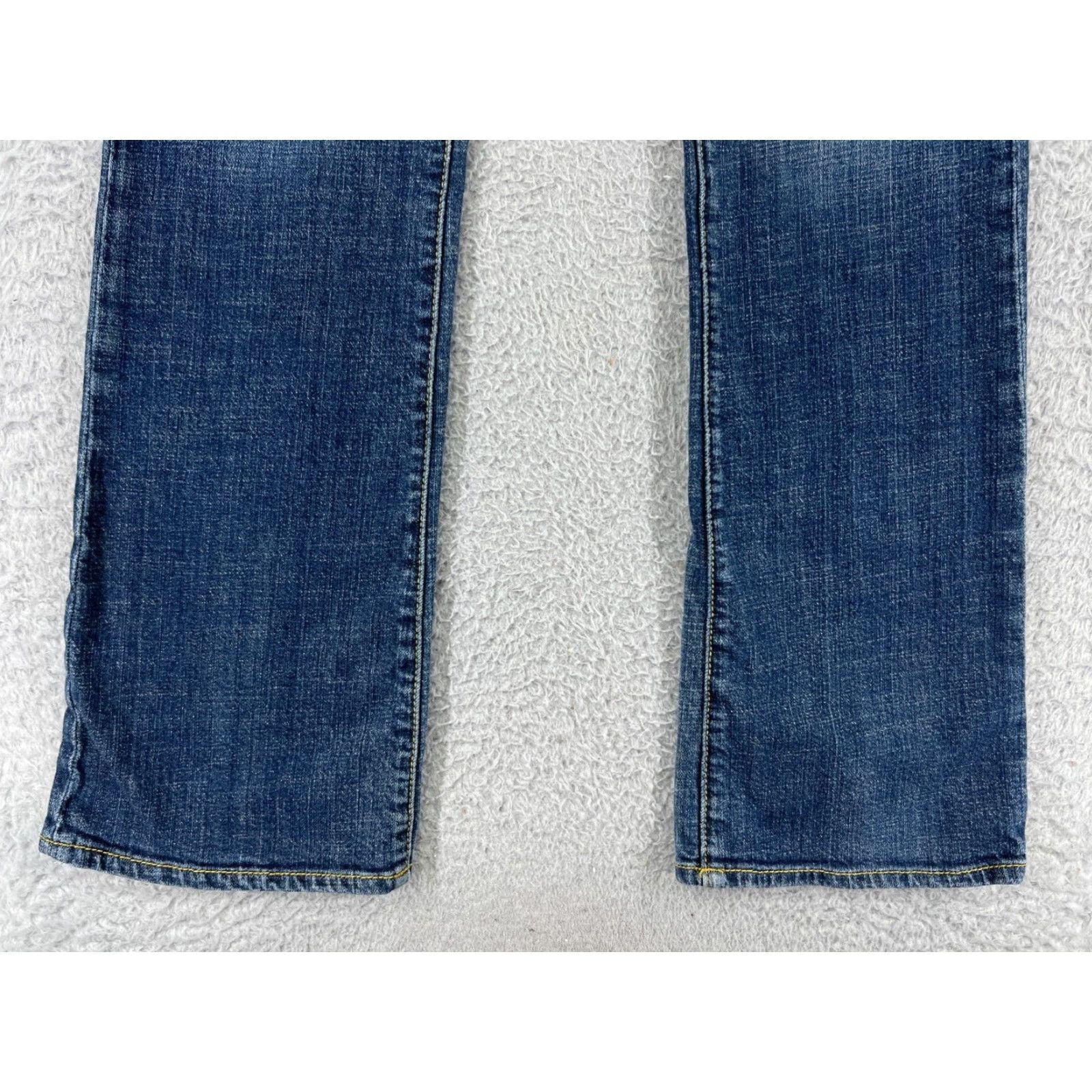 Express Express Jeans Women 6 Blue Denim Bootcut Slim Low Rise 5-Pocket Cotton Elastane Size 28" / US 6 / IT 42 - 6 Thumbnail