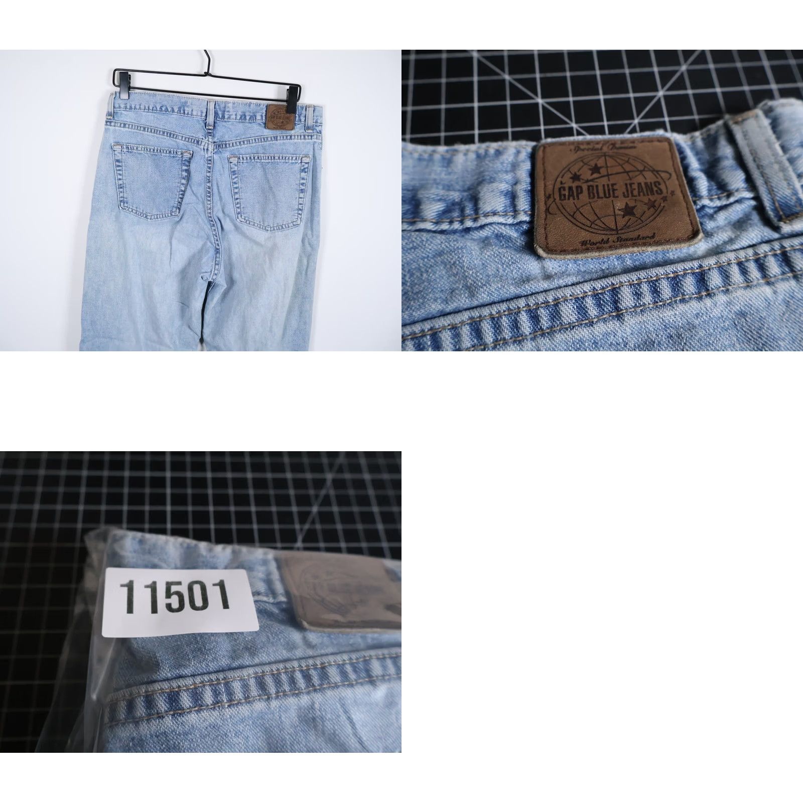 Gap VINTAGE Gap Jeans Women's 12 Long (32 x 32) Blue Denim Button Fly High Rise Relaxed Mom Style 5-Pocket Size 34" / US 12 / IT 48 - 10 Thumbnail