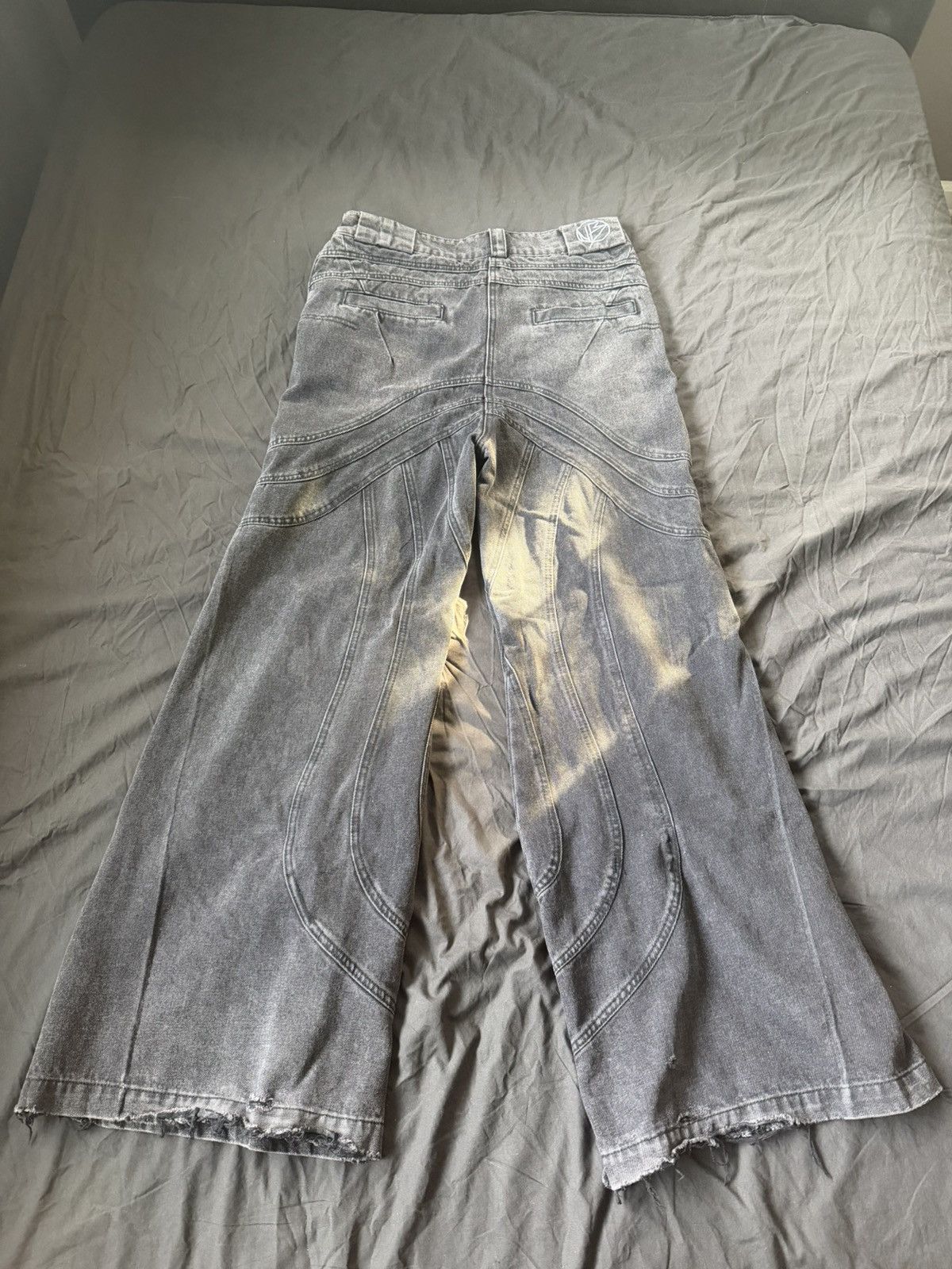 No Faith Studios No Faith Studios Wavy Denim Size US 30 / EU 46 - 2 Thumbnail