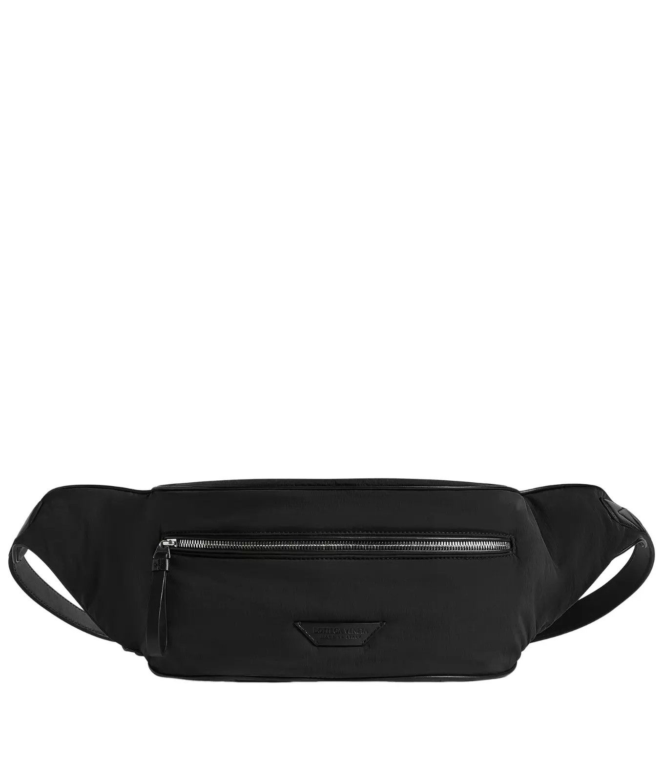 BOTTEGA VENETA Crossroad Small Black Padded Beltbag