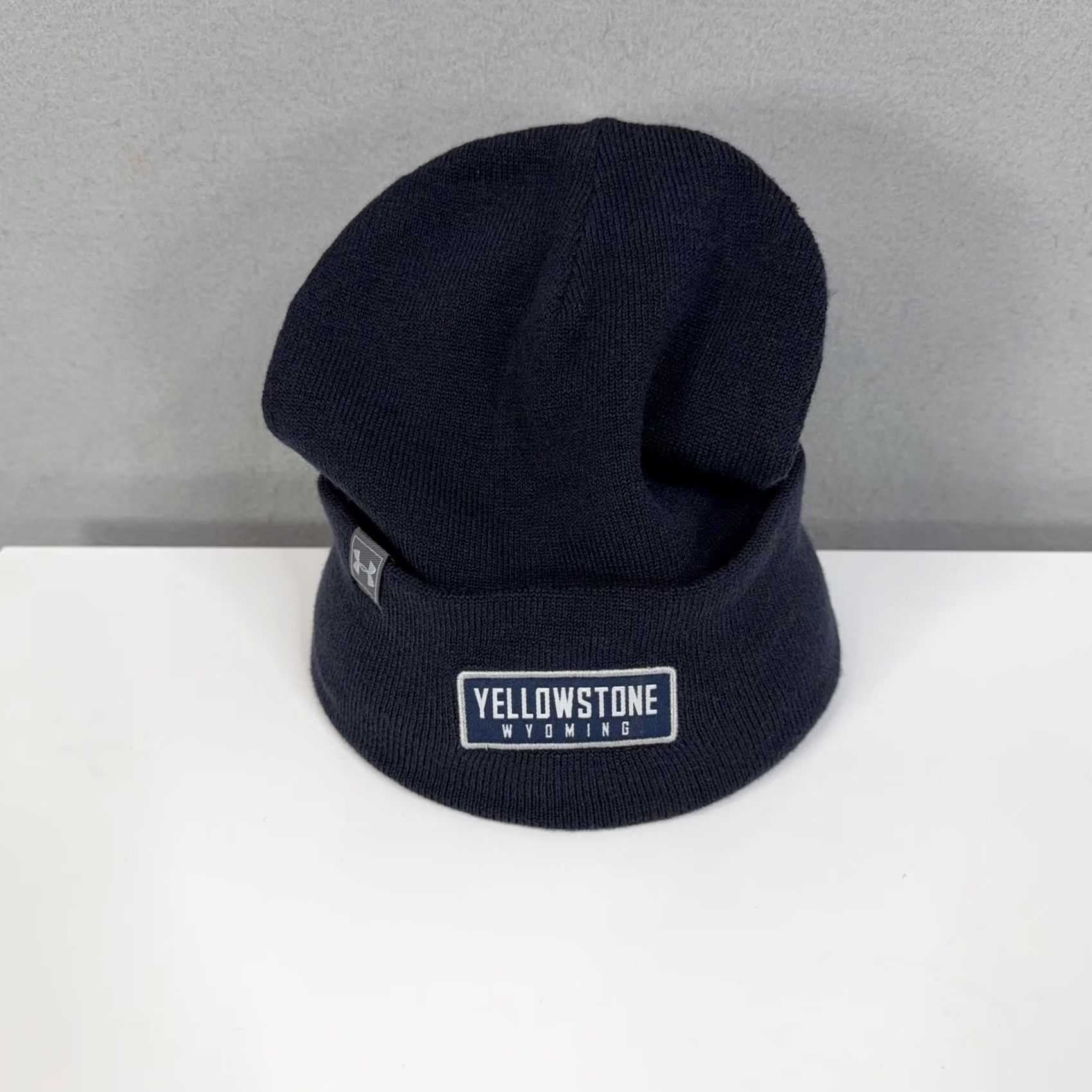 Under Armour Under Armour Hat Mens One Size Blue Beanie Yellowstone Wyoming Cuffed Winter NWT Size ONE SIZE - 2 Thumbnail