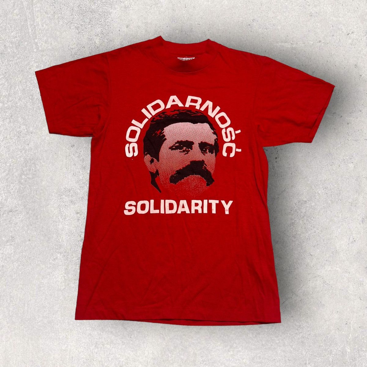 Hanes × Vintage Vintage Solidarność tee Size US S / EU 44-46 / 1 - 1 Thumbnail