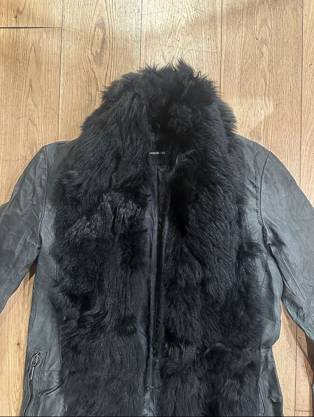 Yasuyuki Ishii FW07 Yasuyuki Ishii Pig-Leather Long Coat 🐷 Size US M / EU 48-50 / 2 - 6 Thumbnail