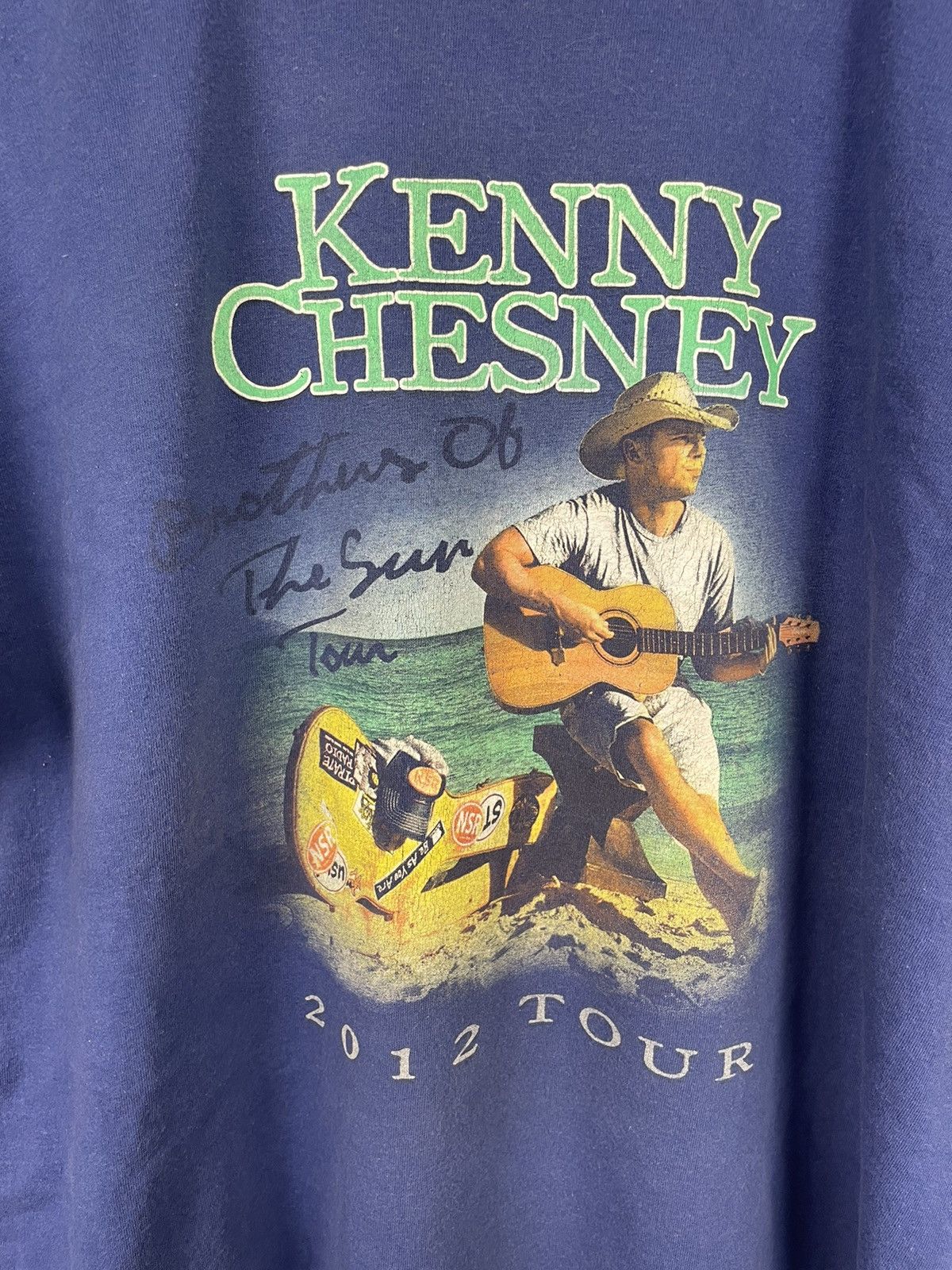 Vintage Solo Singer Kenny Chesney Tour 2012 Size US L / EU 52-54 / 3 - 4 Thumbnail