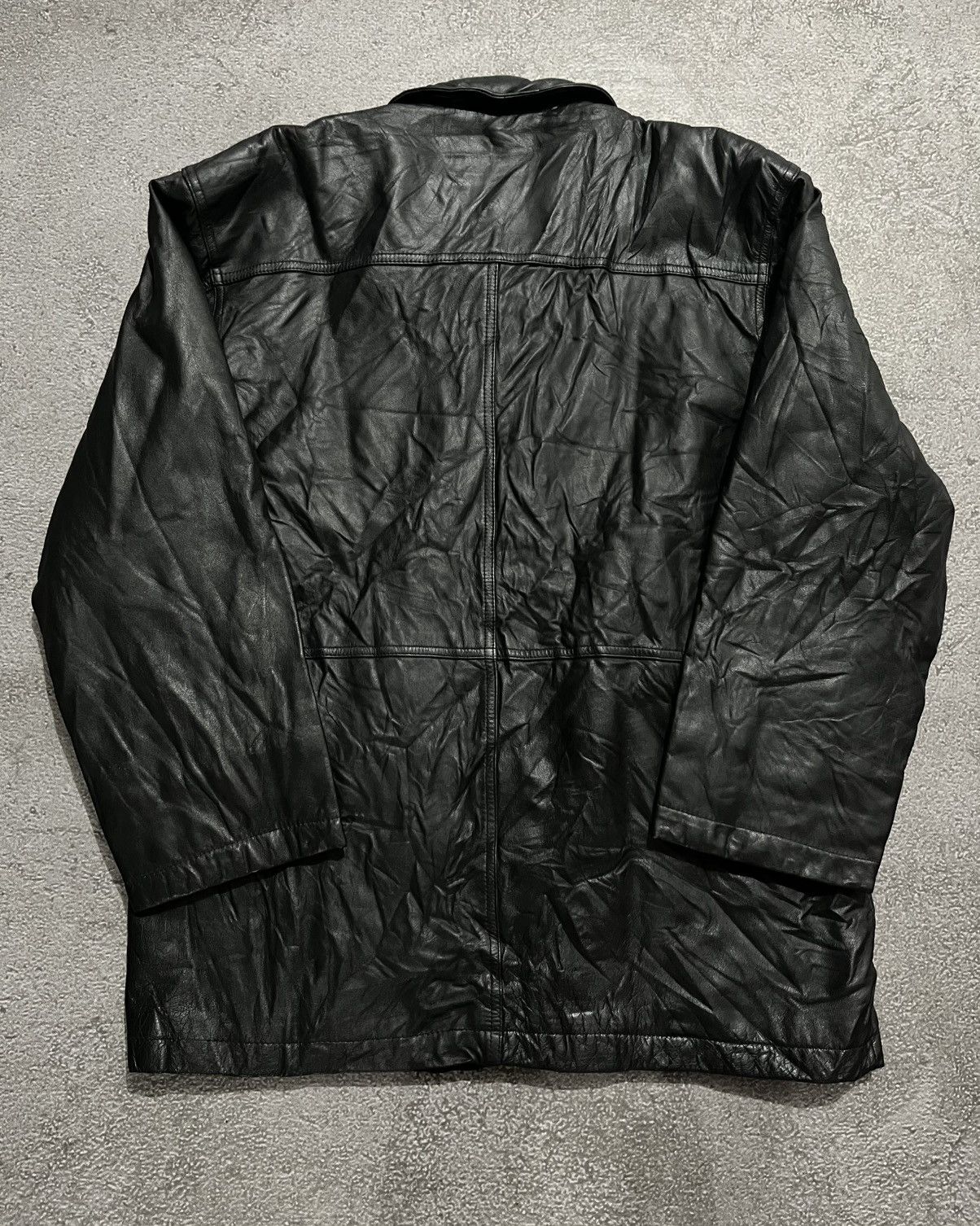 Japanese Brand 90s Vintage Recuerdo Club Classic Leather Jacket Size US L / EU 52-54 / 3 - 5 Thumbnail