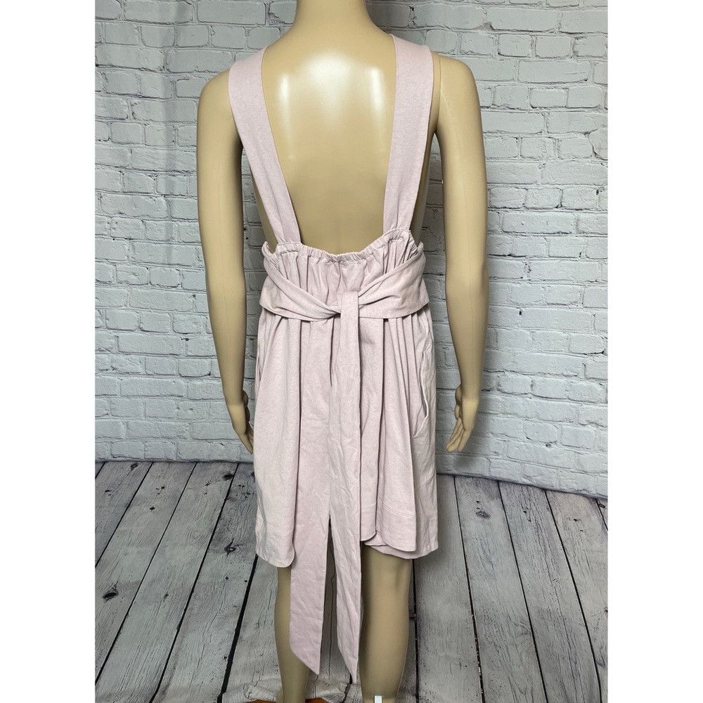Free People New Free People Beach Pink Cotton Valley Mini Dress Size L Size L / US 10 / IT 46 - 4 Thumbnail