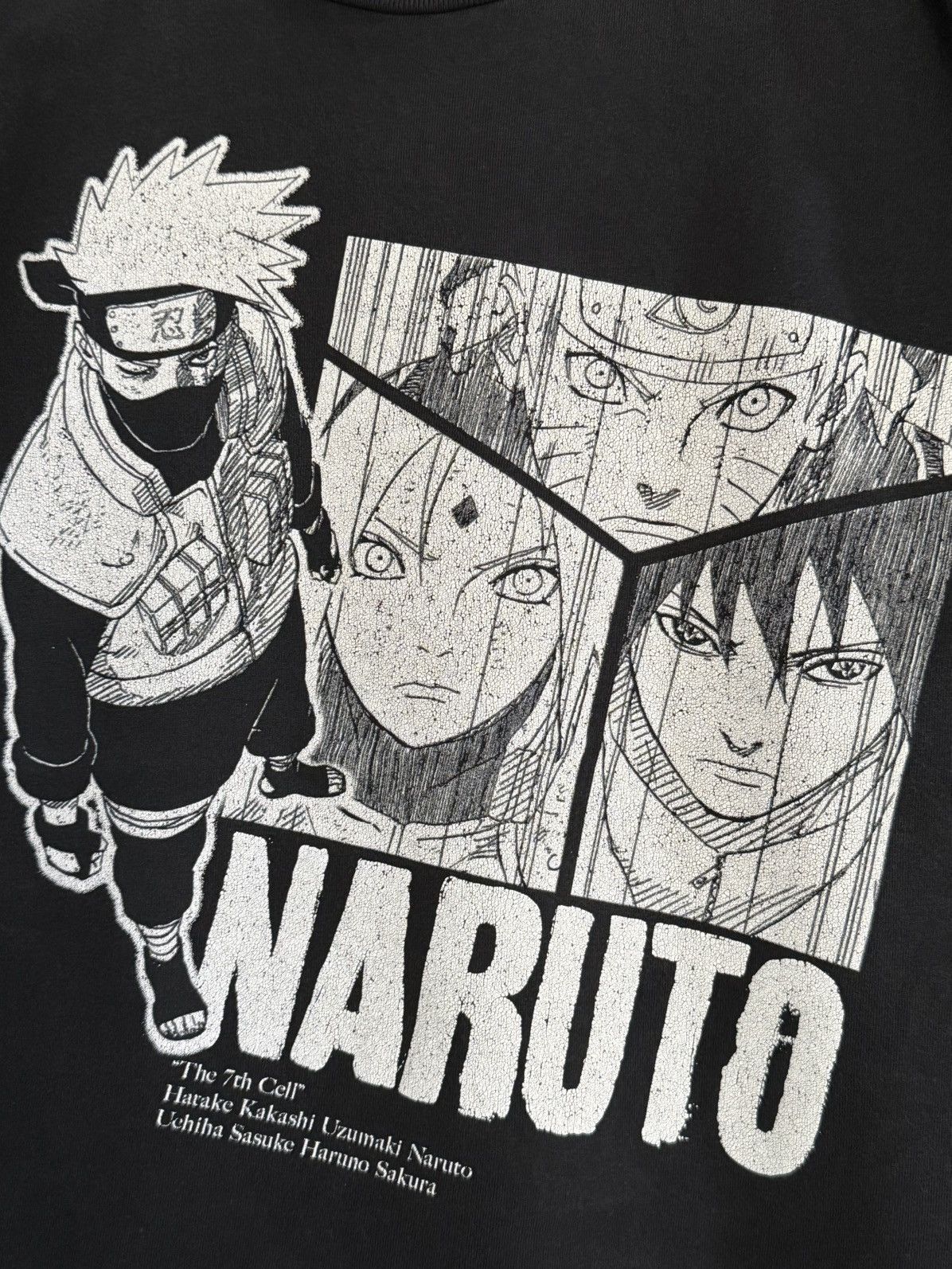 Anime × Vintage Vintage Nuruto Anime Faded Tee Size US L / EU 52-54 / 3 - 2 Thumbnail