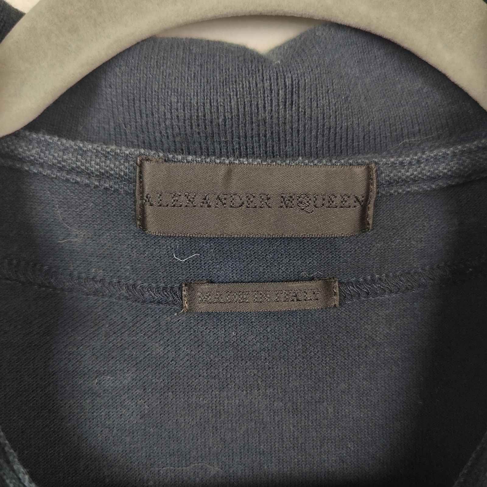 Alexander McQueen Alexander McQueen Polo Shirt Mens Medium Navy Blue Size US M / EU 48-50 / 2 - 3 Thumbnail