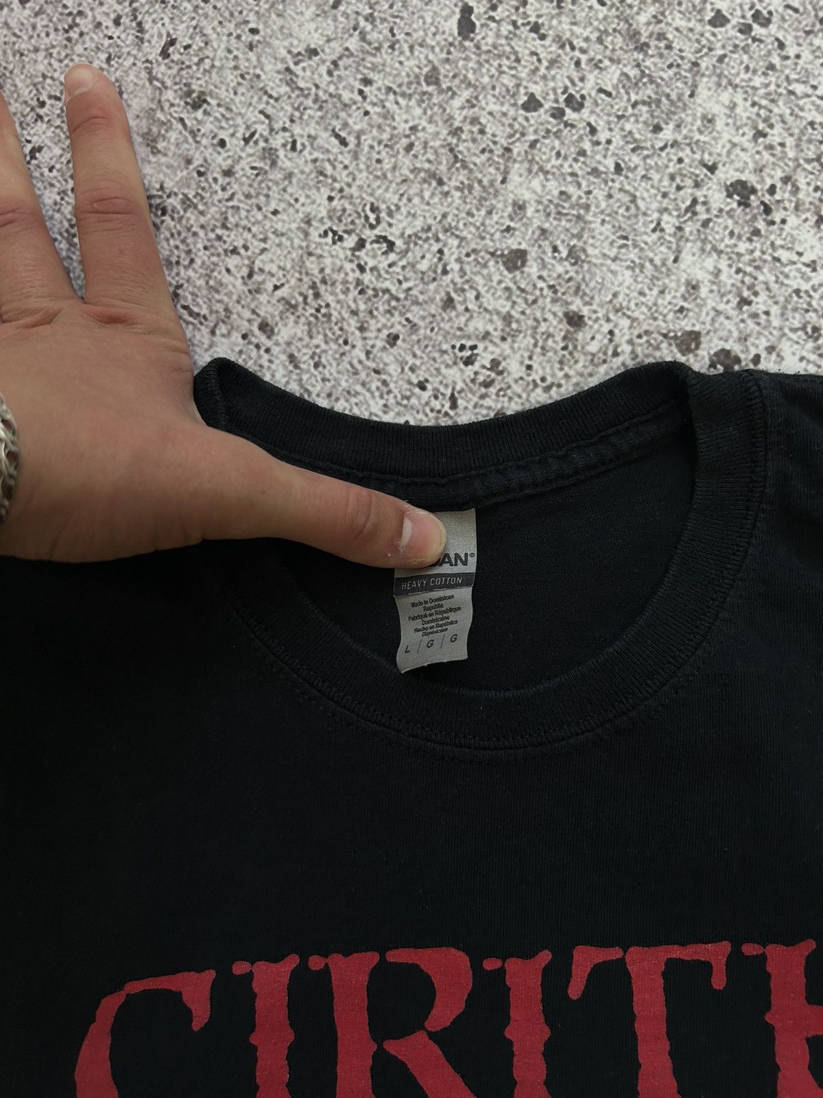 Band Tees × Vintage Cirith Ungol Forever Black Rock Band Retro T-Shirt Y2K Hype Size US L / EU 52-54 / 3 - 6 Thumbnail