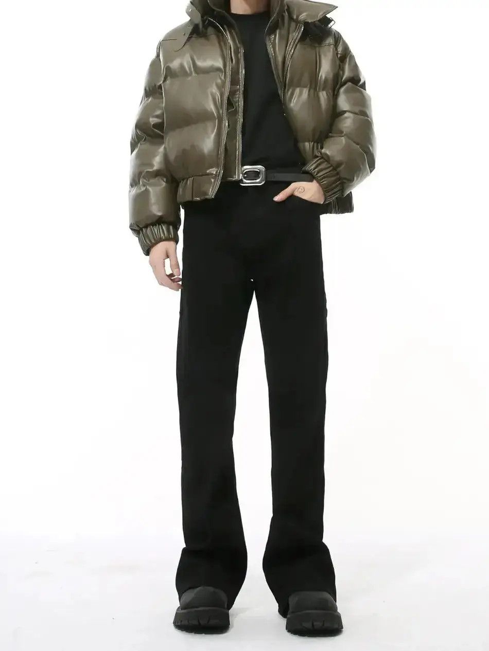Japanese Brand Retro high street solid color micro flared jeans Size US 32 / EU 48 - 6 Thumbnail