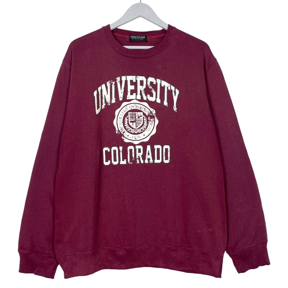 Japanese Brand 💥90s UNIVERSITY COLORADO BIG LOGO SWEATSHIRT Size US L / EU 52-54 / 3 - 1 Thumbnail