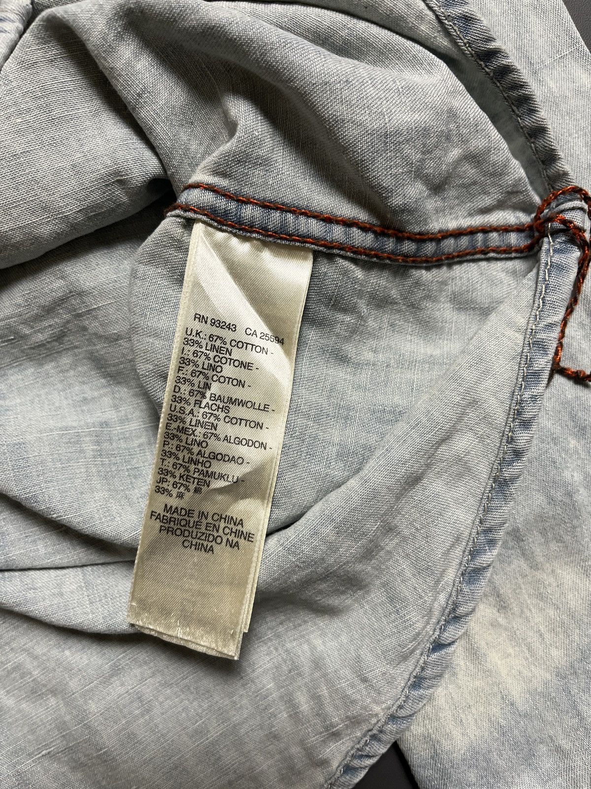 Diesel Diesel Western Denim Shirt Size US L / EU 52-54 / 3 - 7 Thumbnail