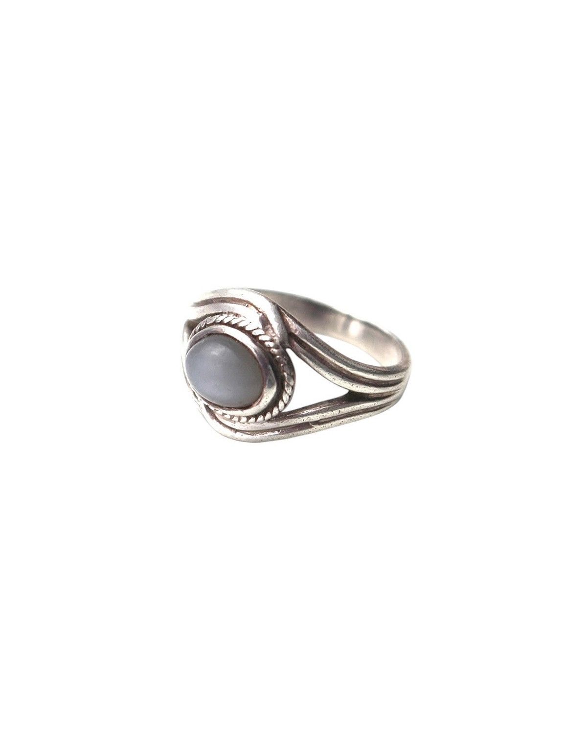 Japanese Brand × Vintage 2000S JAPANESE MADE SILVER 925 CAT’S EYE RING Size ONE SIZE - 1 Thumbnail