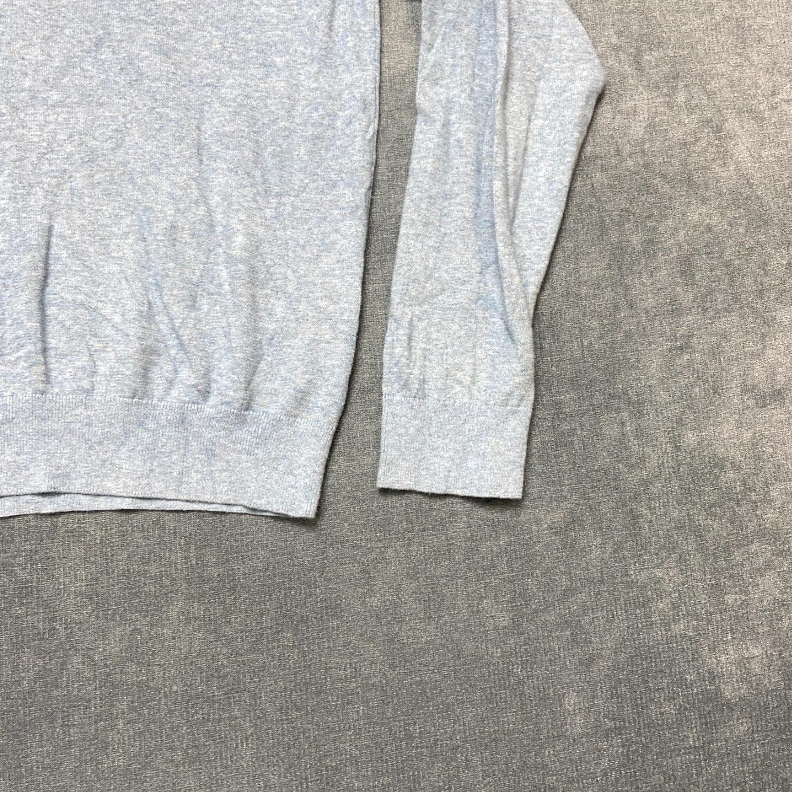 Banana Republic Banana Republic Sweater Men's Blue Large Cotton V-Neck Knit Raglan Long Sleeve Pullover Casual Cozy Knitwear Outdoors Modern Fall Winter Size US L / EU 52-54 / 3 - 2 Thumbnail