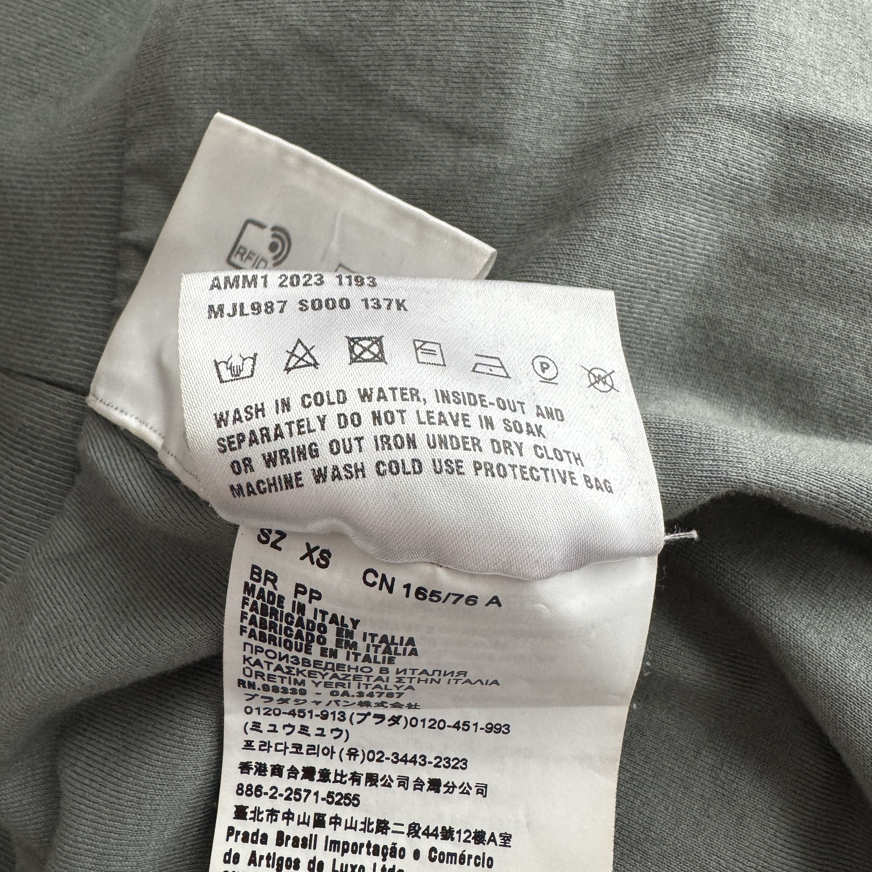 Miu Miu Miu Miu Overdyed Zip-Up Size US XS / EU 42 / 0 - 9 Thumbnail