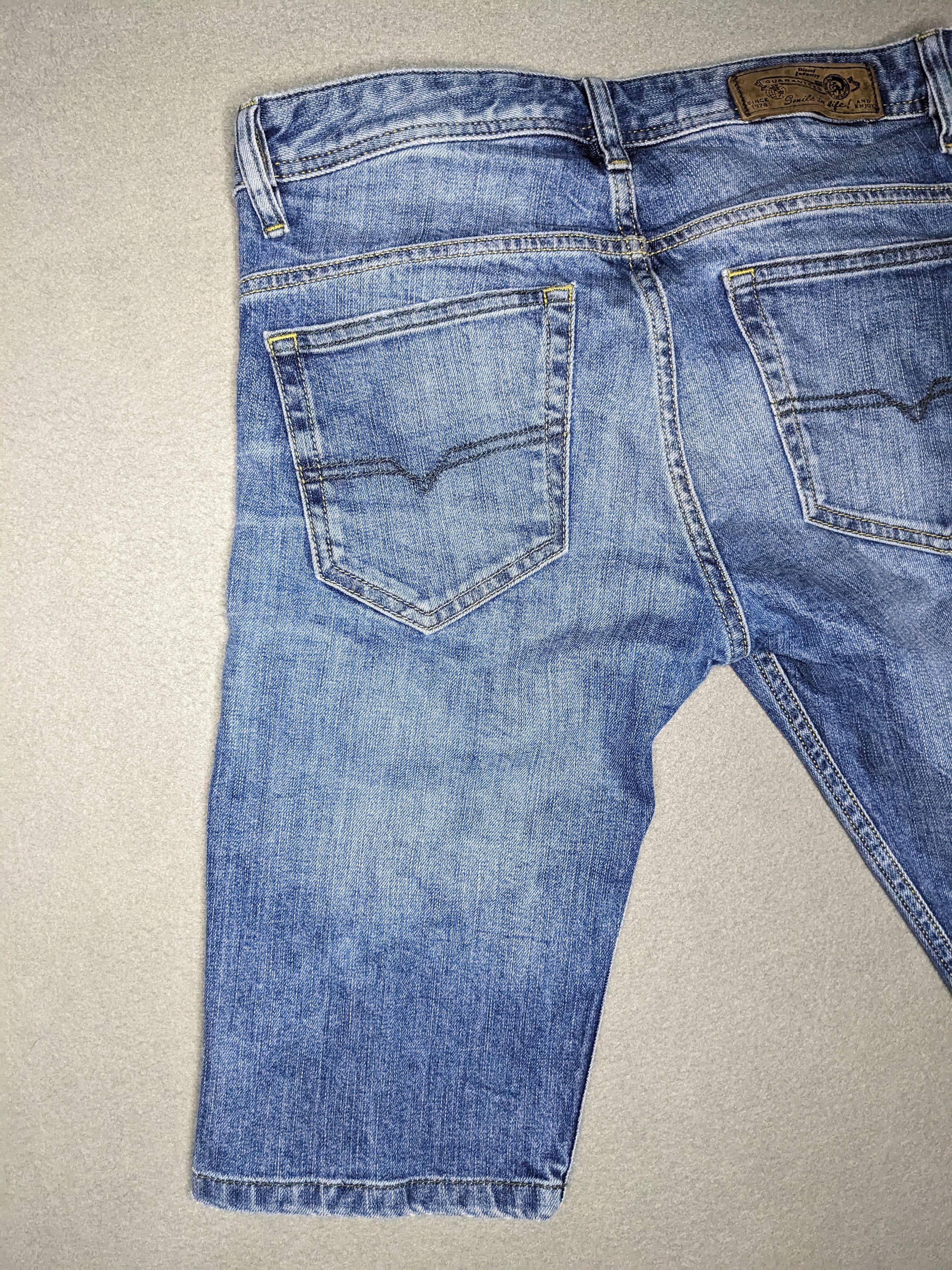 Diesel Diesel Mens Jean Shorts Size 30 Denim Stretch Whiskers Slim Size US 30 / EU 46 - 9 Thumbnail