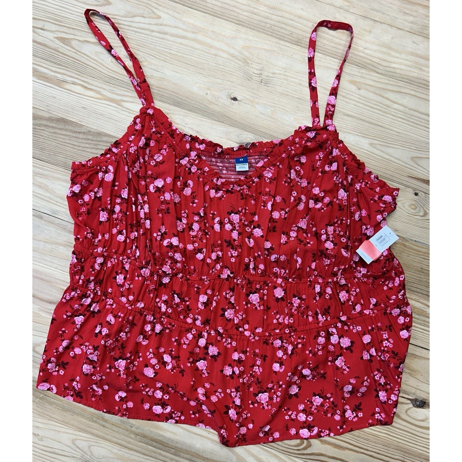 Old Navy Old Navy New W Tags Tank Top Womens 3XL Thin Strap Red Size 3XL / US 20-22 - 7 Thumbnail