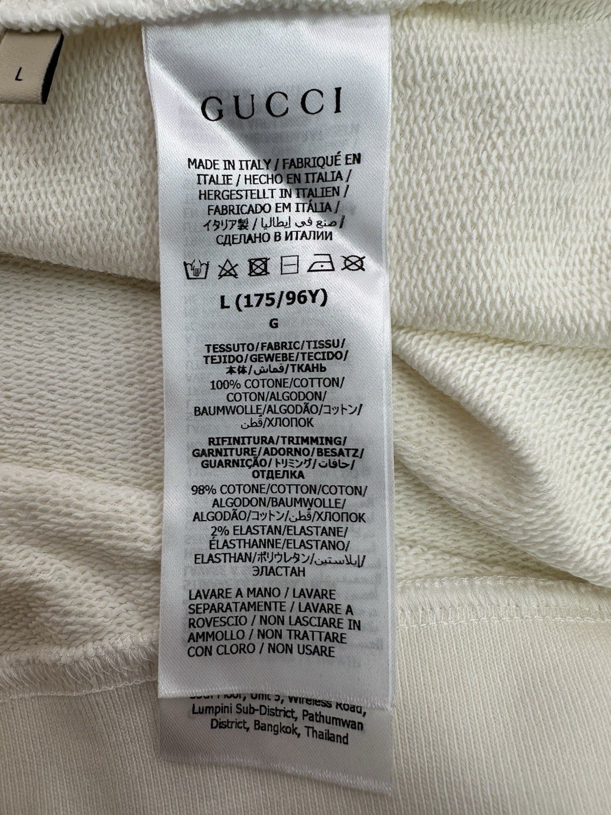 Gucci New Gucci Sweatshirt Size-L Size L / US 10 / IT 46 - 10 Thumbnail