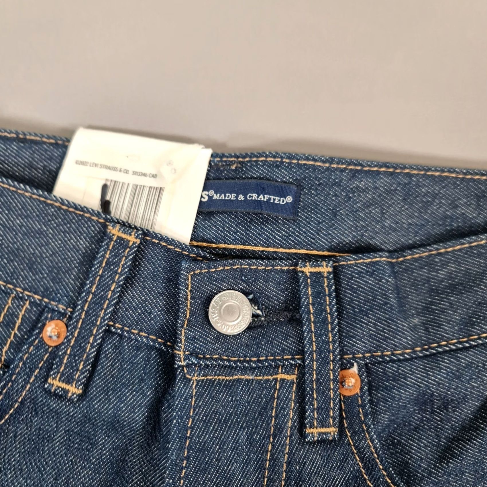 Levi's Levi's 501 Jeans Mens Blue W26 L32 Selvedge Regular Straight Leg 90s Classic USA Denim Jeans Size US 26 / EU 42 - 5 Thumbnail