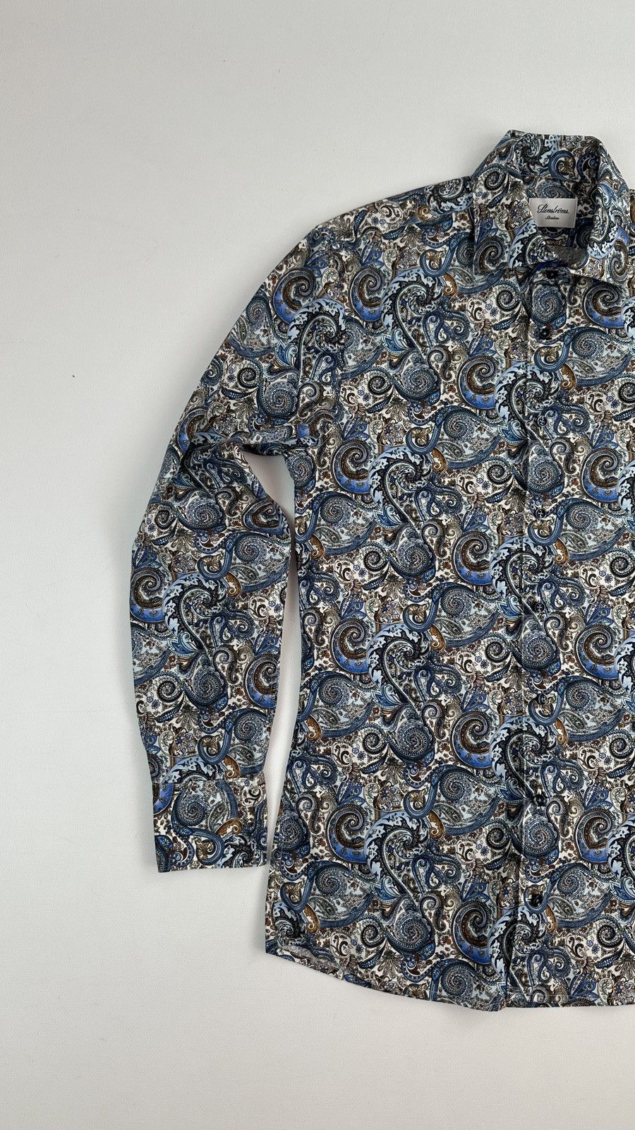Strenstroms Stenstroms Paisley Dress Button Up Shir Size 38S - 3 Thumbnail