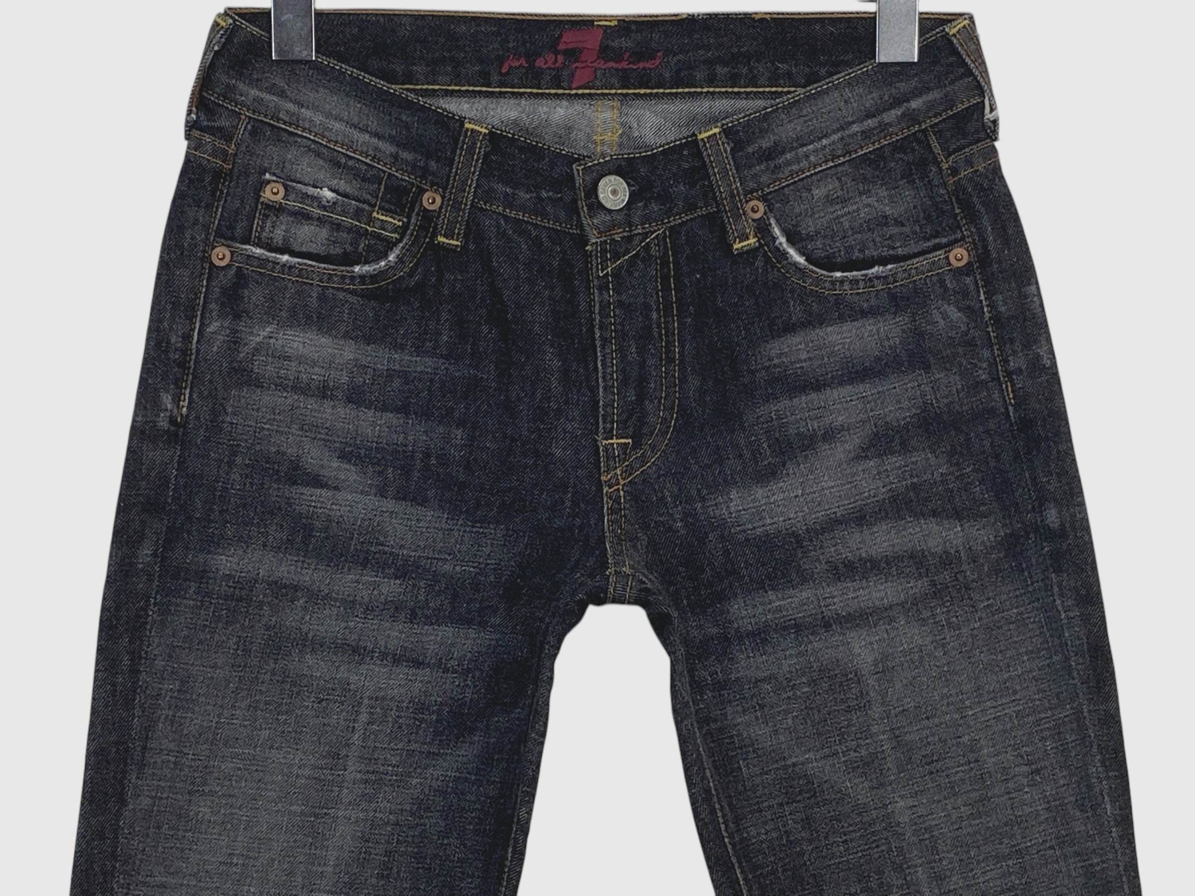 7 For All Mankind × Japanese Brand 7 for all mankind Flare Jeans Bootcut Jeans Size US 26 / EU 42 - 3 Thumbnail