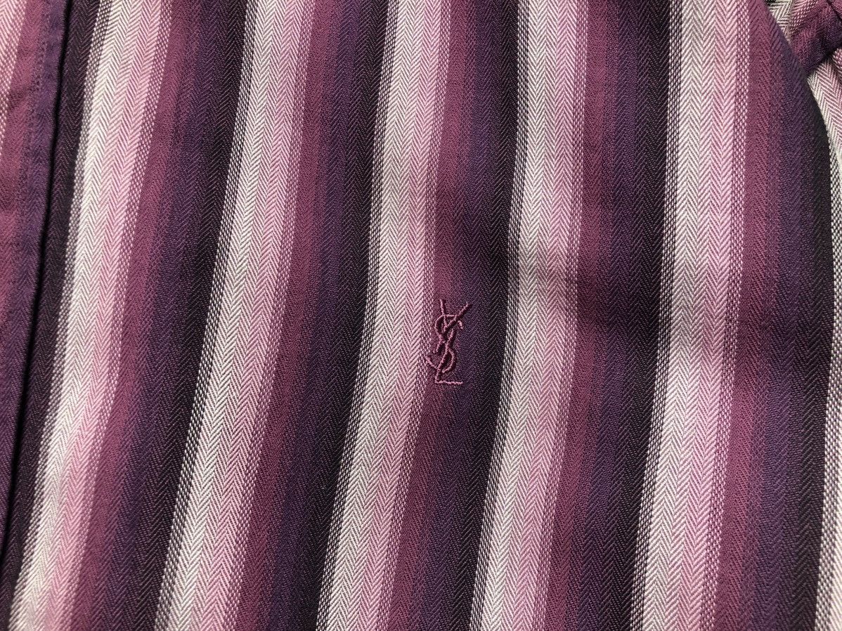 Yves Saint Laurent Yves Saint Laurent cotton striped shirt Size US M / EU 48-50 / 2 - 6 Thumbnail