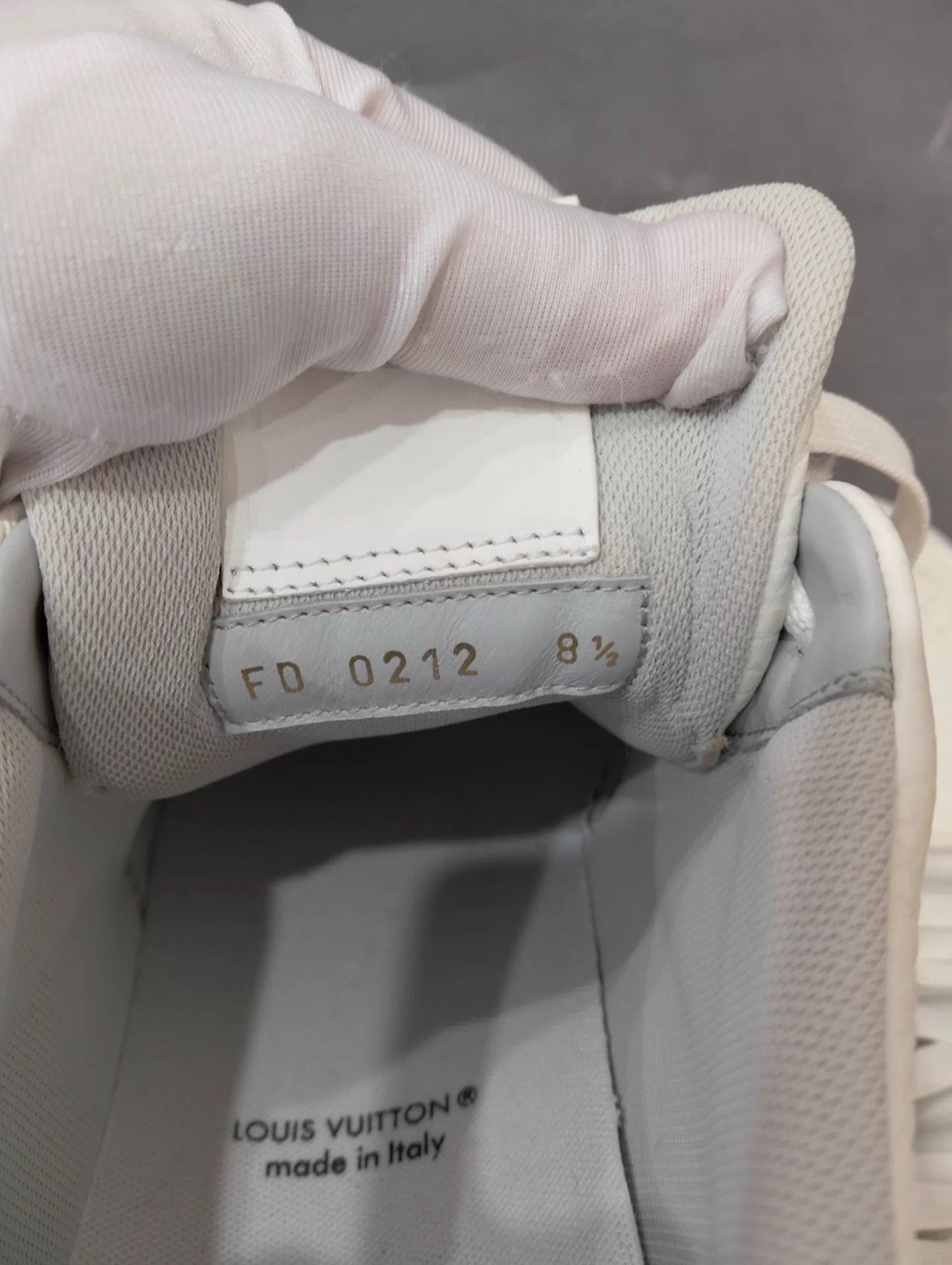 Louis Vuitton LV White Cement Trainer 42.5 95 New Size US 9.5 / EU 42-43 - 8 Thumbnail