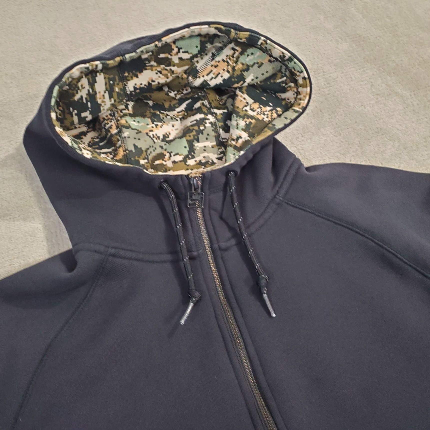 Nike Nike Hoodie Mens XL Black Full Zip Sweatshirt Size US XL / EU 56 / 4 - 2 Thumbnail