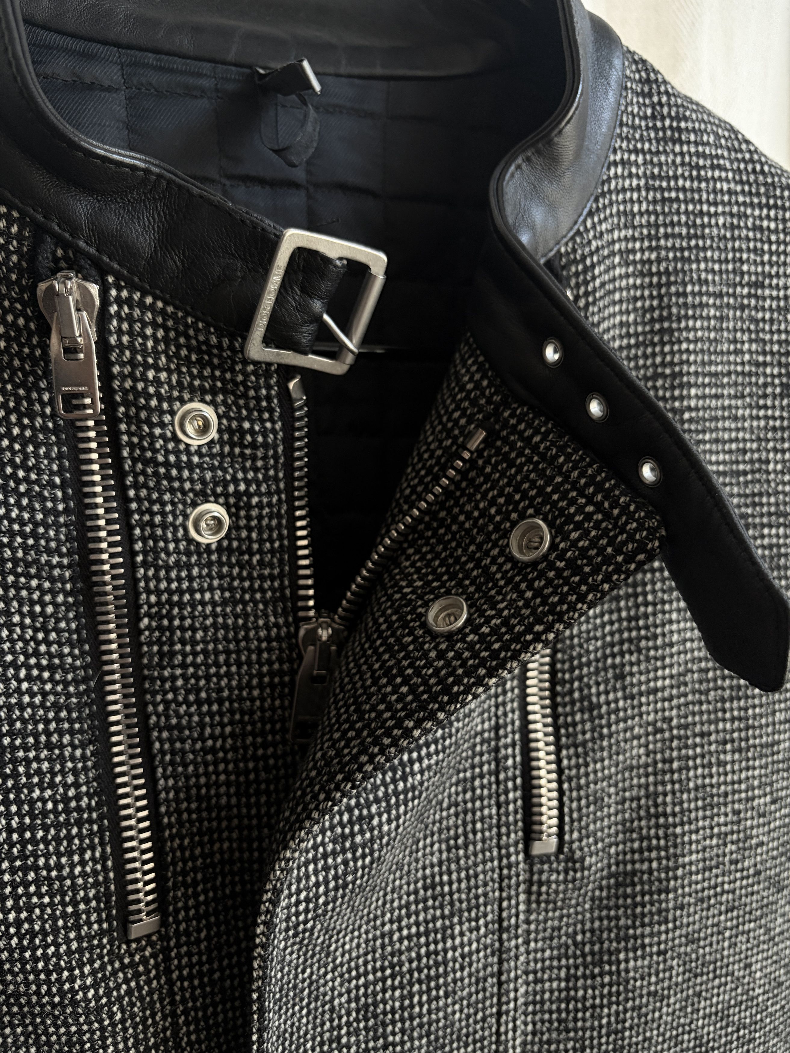 Dior AW07 Navigate Houndstooth Wool Jacket Size US M / EU 48-50 / 2 - 4 Thumbnail