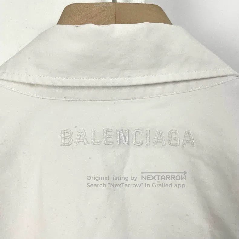 Other Balenciaga Asymmetrical Hem Shirt Size XS / US 0-2 / IT 36-38 - 5 Thumbnail