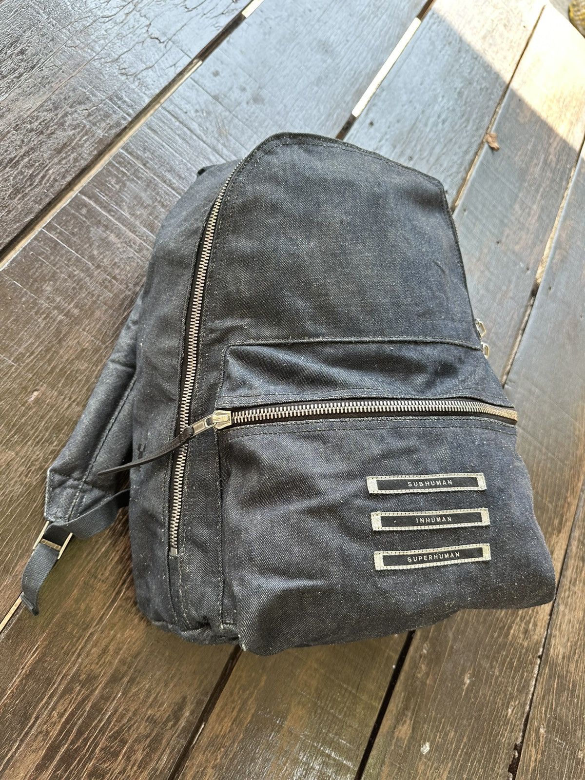 Rick Owens Rick owens drkshdw canvas back pack Size ONE SIZE - 2 Thumbnail