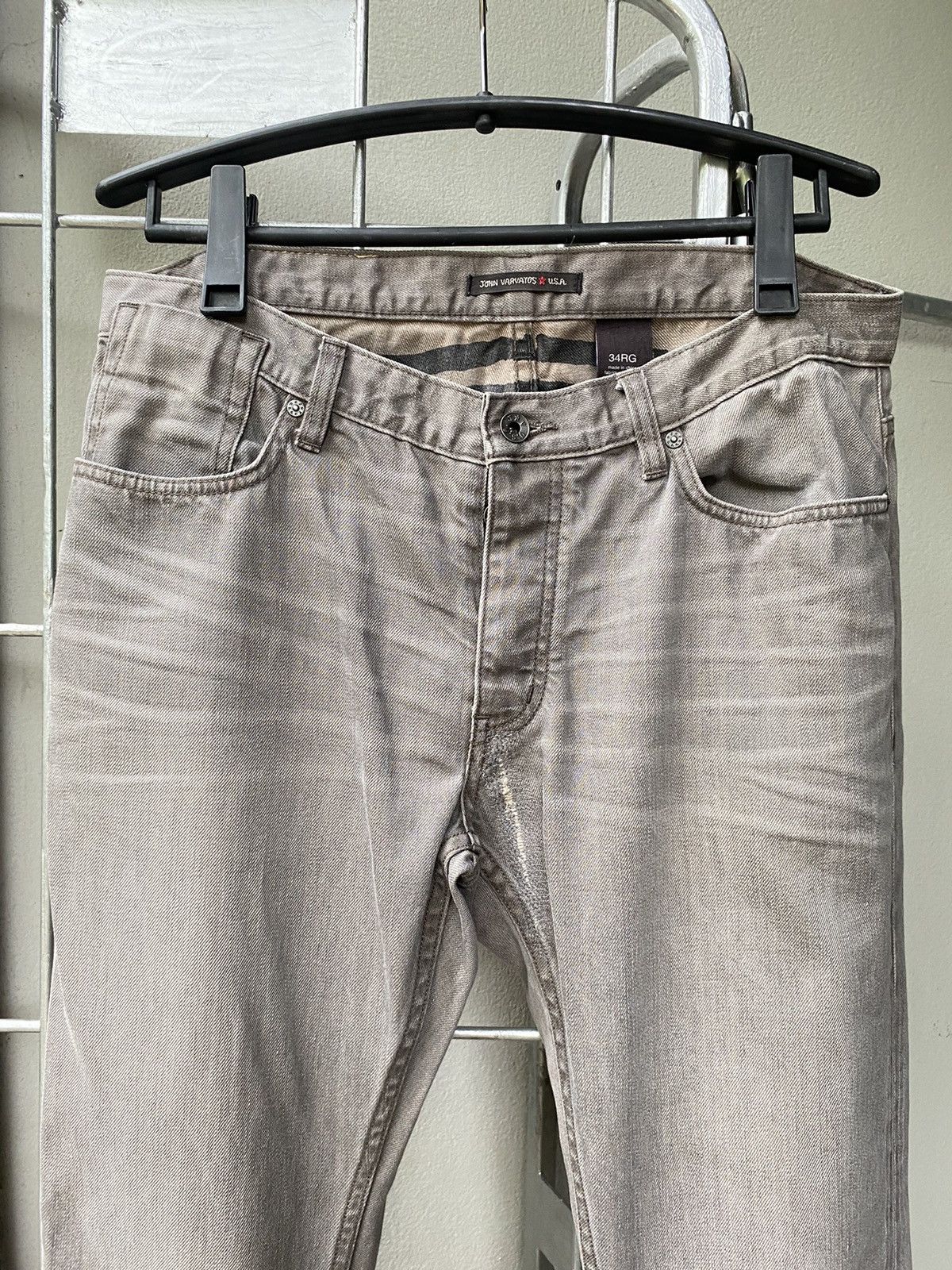 John Varvatos John Varvatos grey denim jeans Size US 36 / EU 52 - 3 Thumbnail