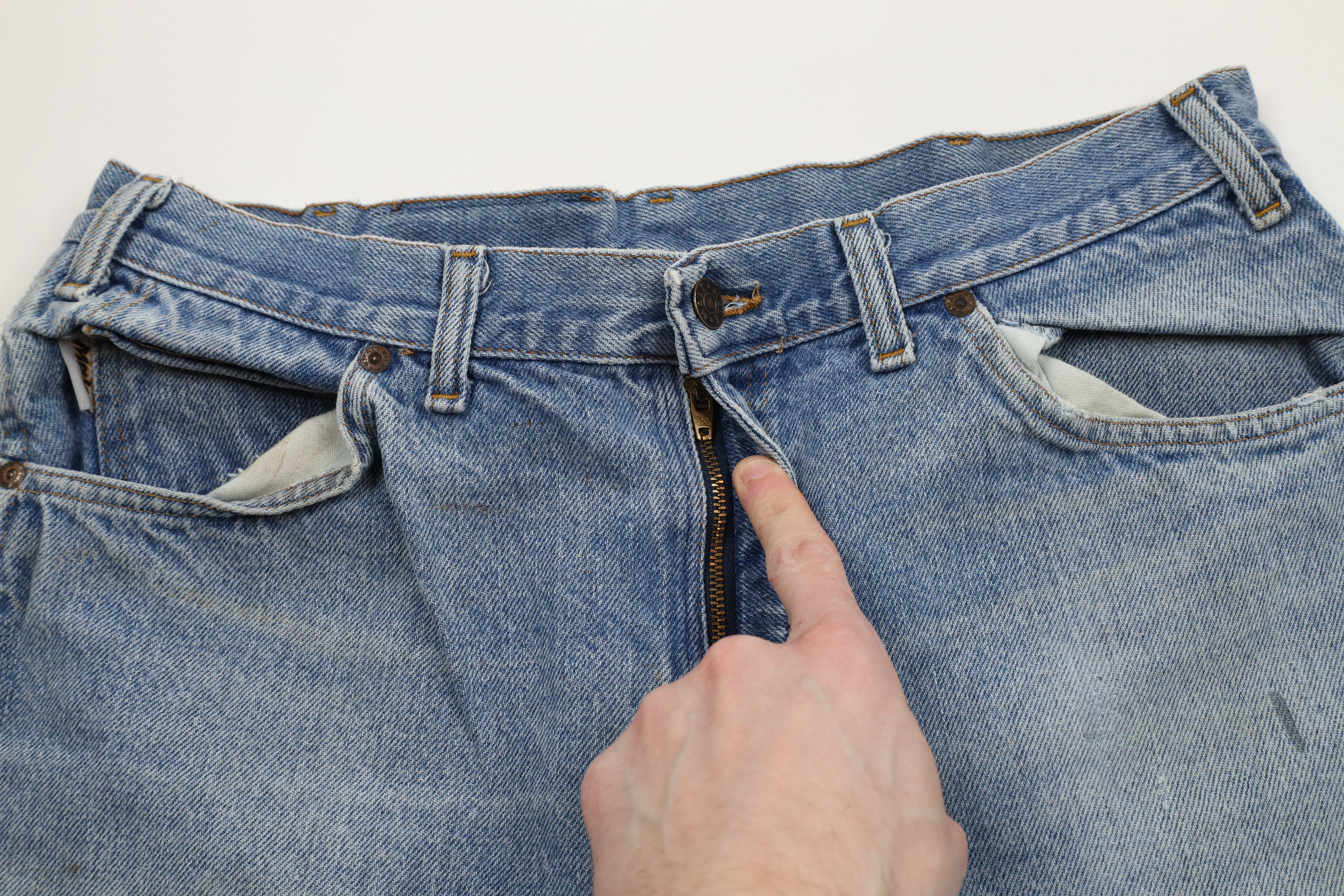 Vintage Vintage 70s Streetwear Flared Wide Leg Bootcut Jeans USA Size US 34 / EU 50 - 11 Thumbnail