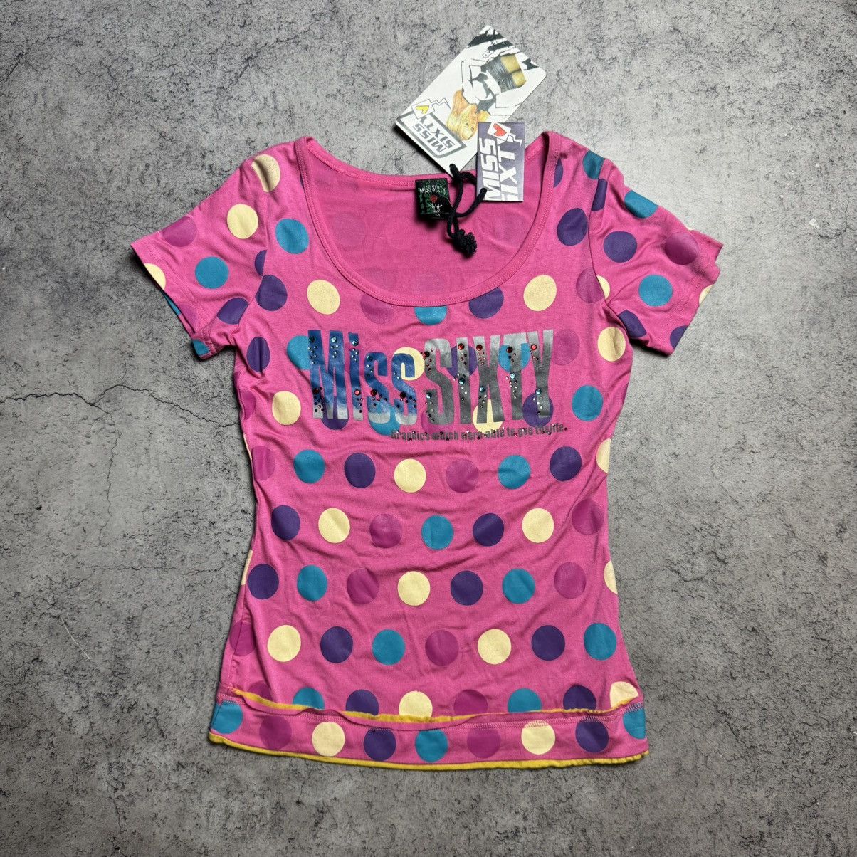 Miss Sixty NEW Miss Sixty Vintage T-Shirt Size M / US 6-8 / IT 42-44 - 1 Thumbnail