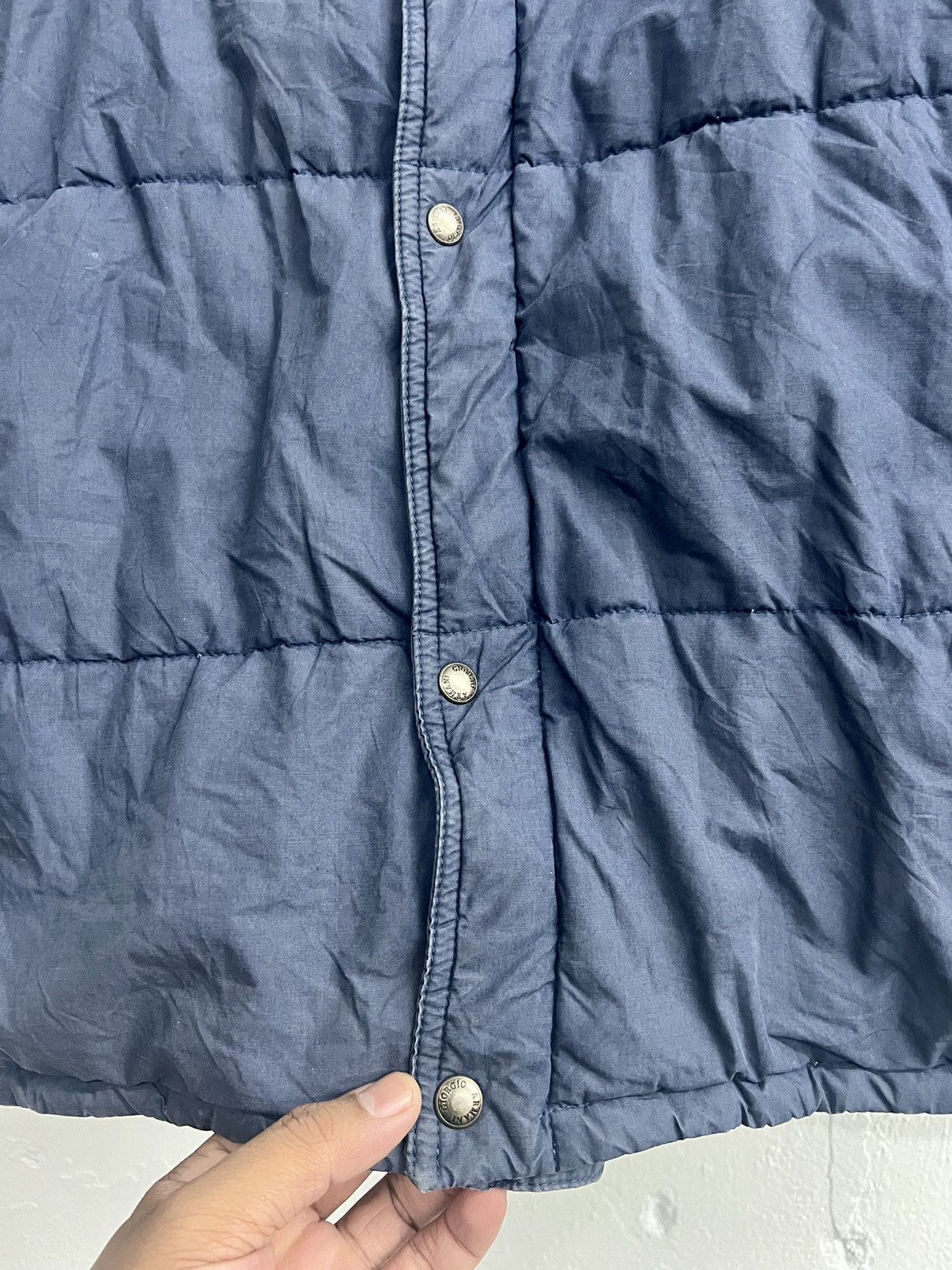 Giorgio Armani Rare 🔥 Vintage 80s Giorgio Armani Cotton Down Jacket Size US L / EU 52-54 / 3 - 8 Thumbnail