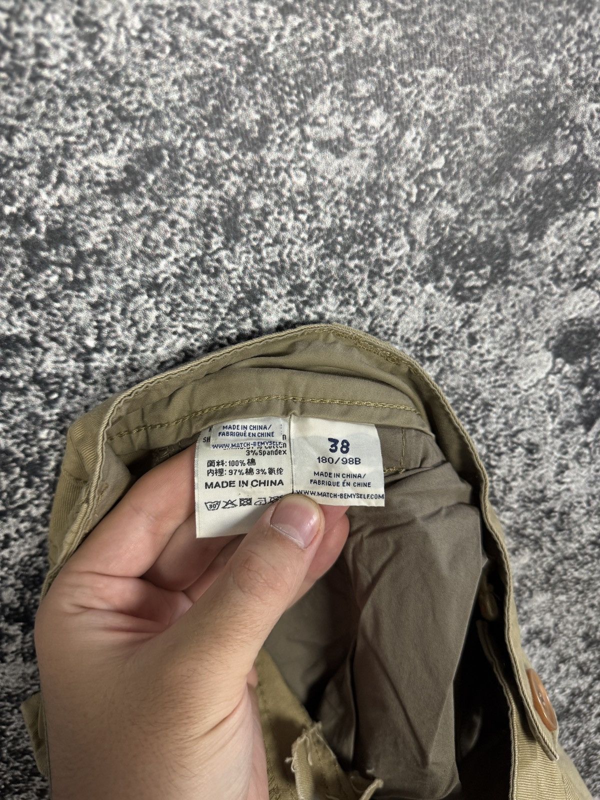 Vintage Match & Stick Cargo Pants Multi Pocket Outdoor Workwear Y2K Size US 38 / EU 54 - 8 Thumbnail