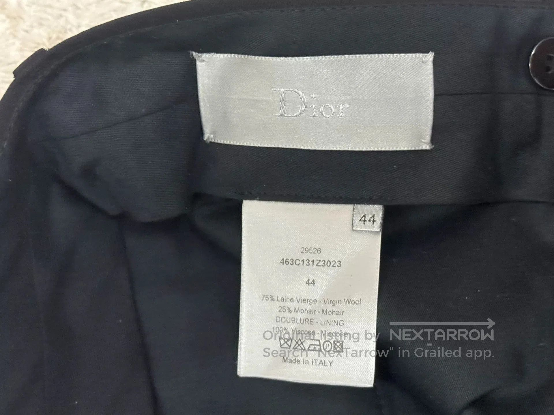 Dior Dior Homme Men's Wool Cropped Trousers. Size US 28 / EU 44 - 5 Thumbnail